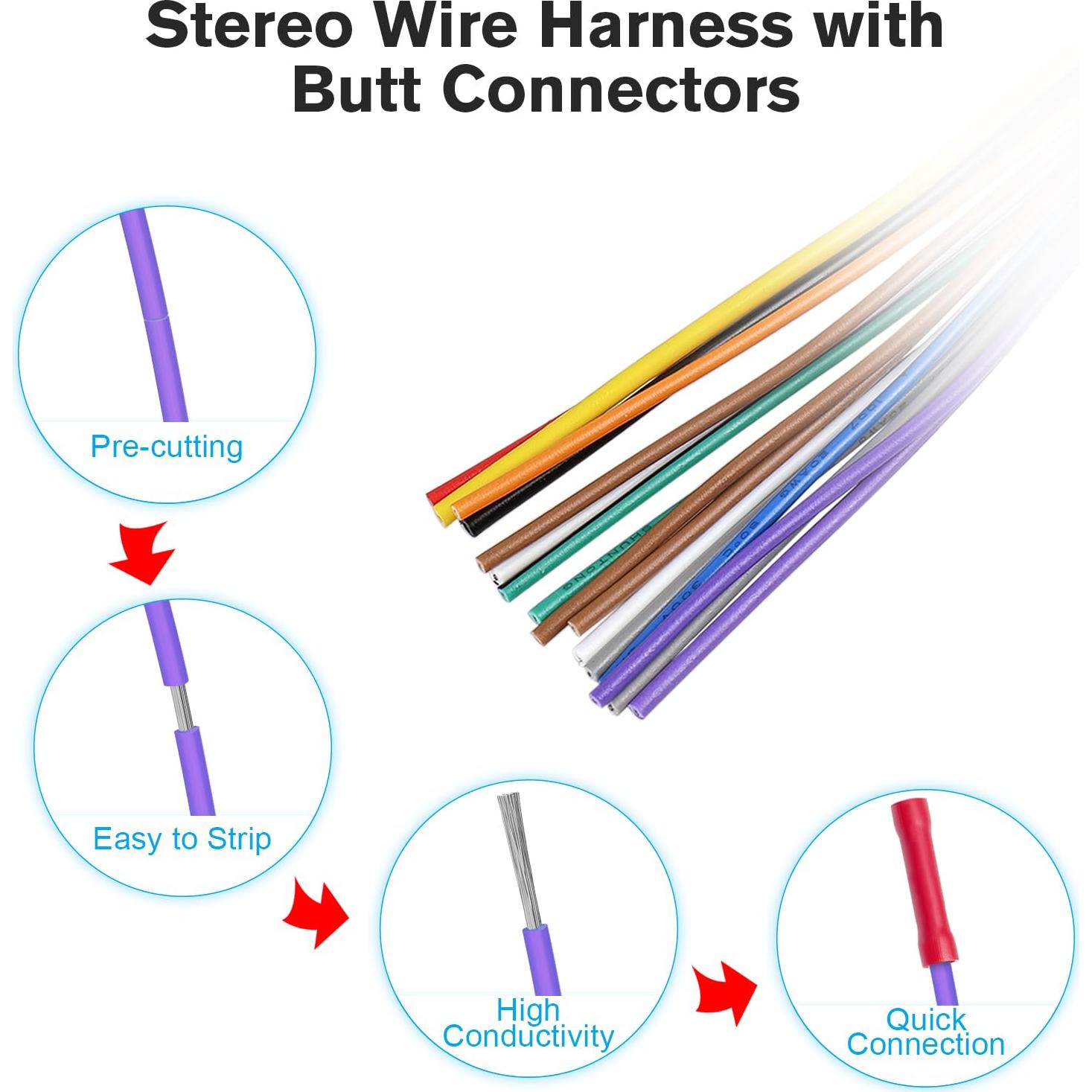 Adaptador de Estéreo de 40 Pines ZENORUSLKY para VW, Benz, BMW, Audi