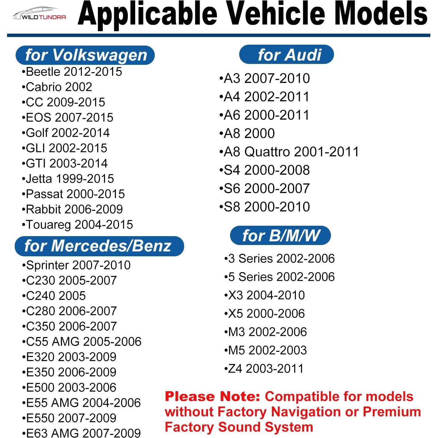 Arnés de Cableado de Estéreo de Coche WildTundra 40 Pines