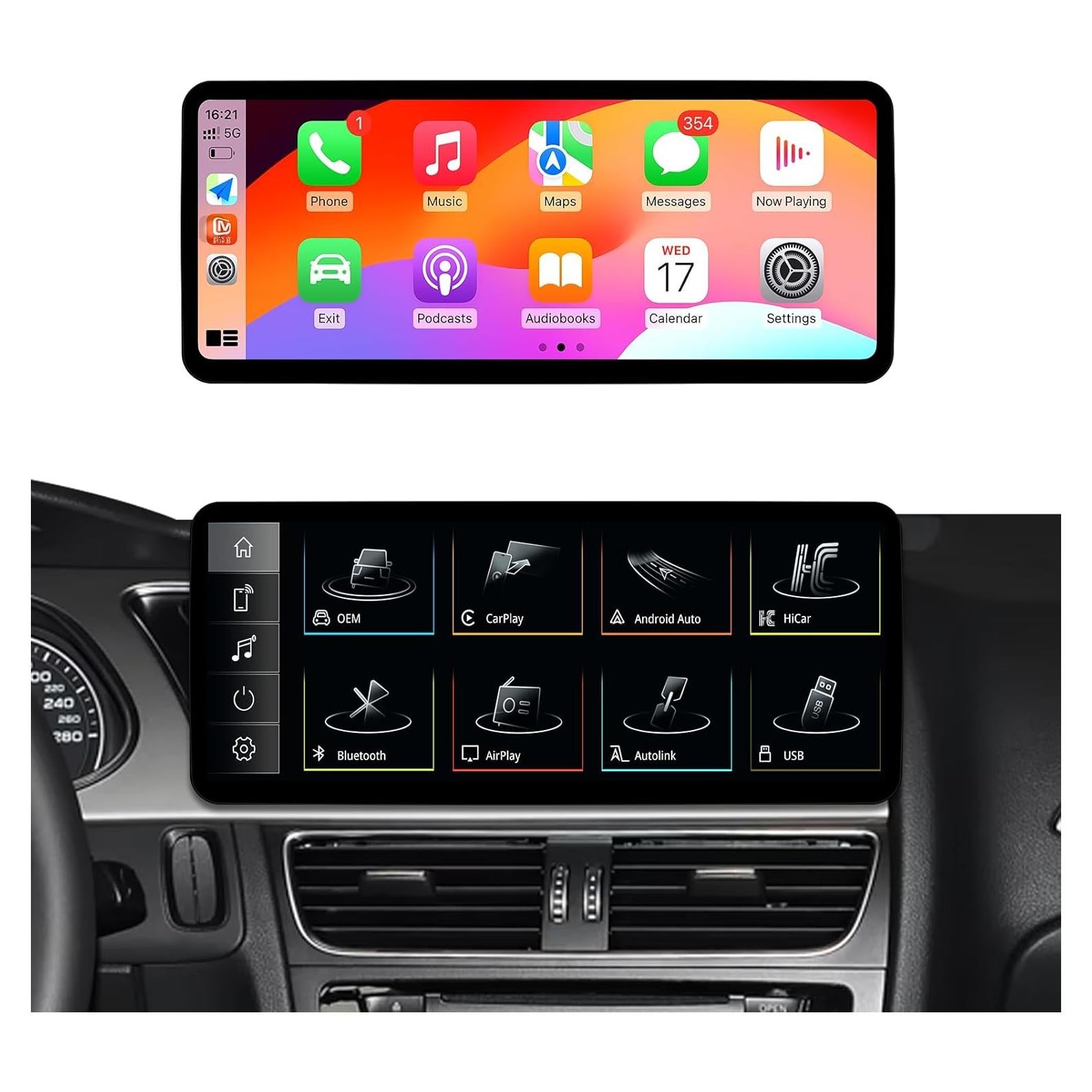 Estéreo de Coche Uckazy 12.3" para Audi A4/A5 2009-2016