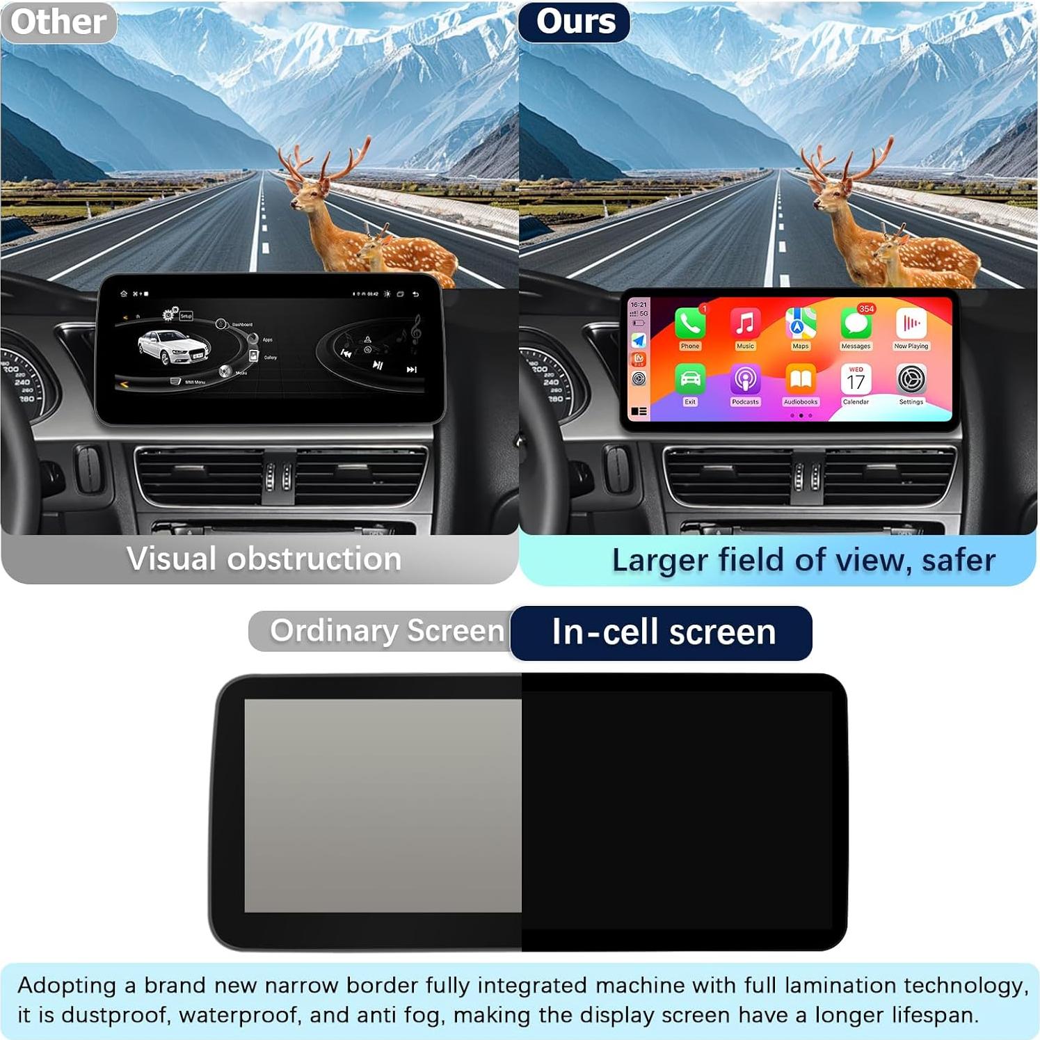 Estéreo de Coche Uckazy 12.3" para Audi A4/A5 2009-2016