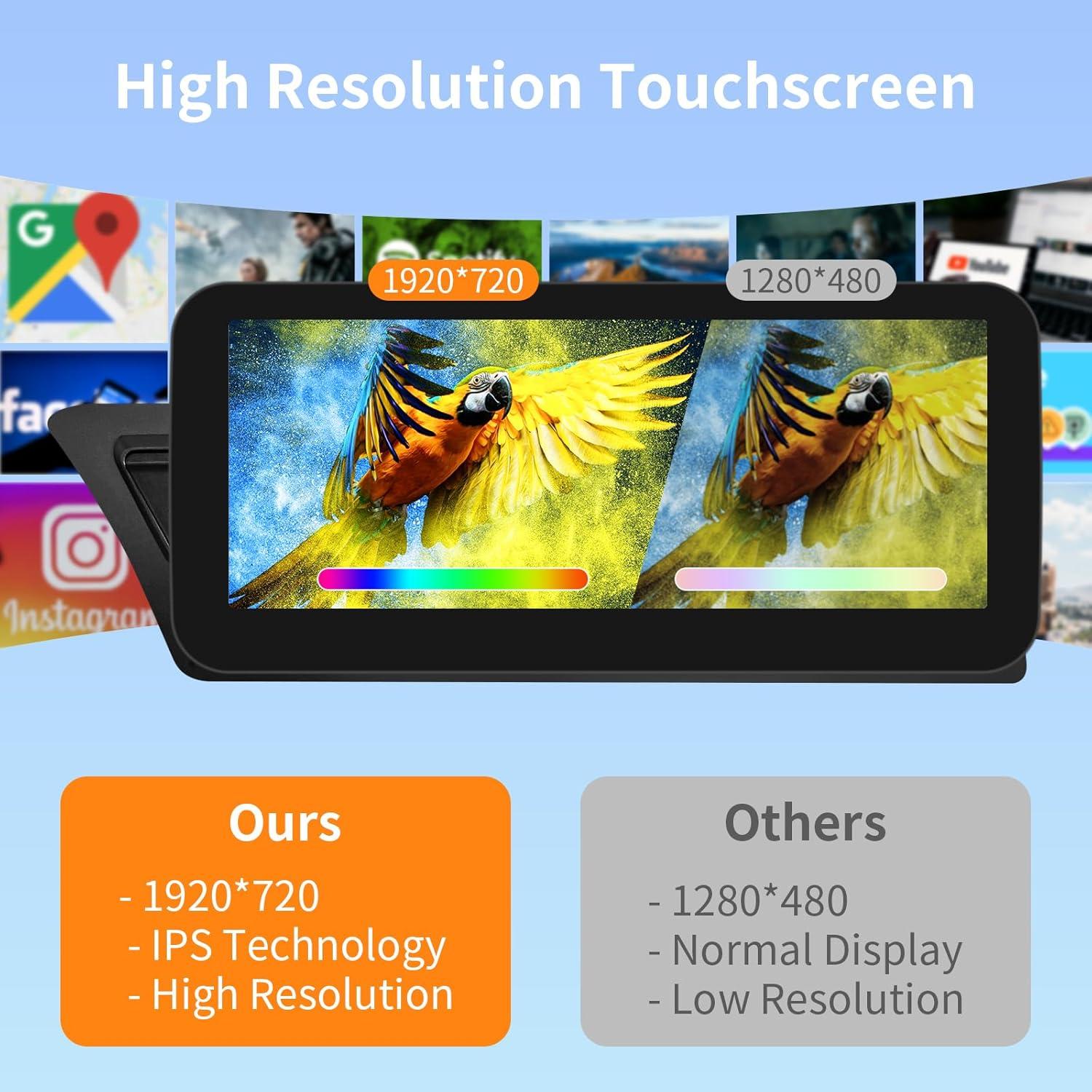 Pantalla Táctil 10.25" Barggn para Audi A4 (2009-2015) CarPlay/Android Auto