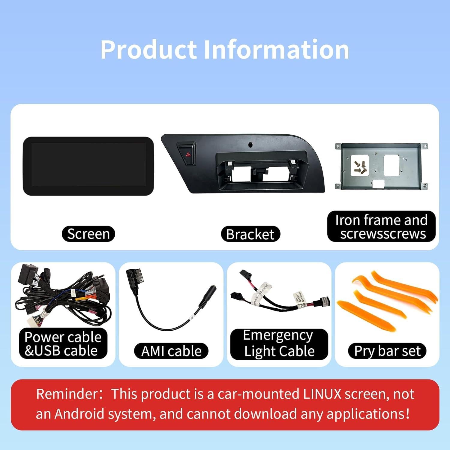 Pantalla Táctil 10.25" Barggn para Audi A4 (2009-2015) CarPlay/Android Auto