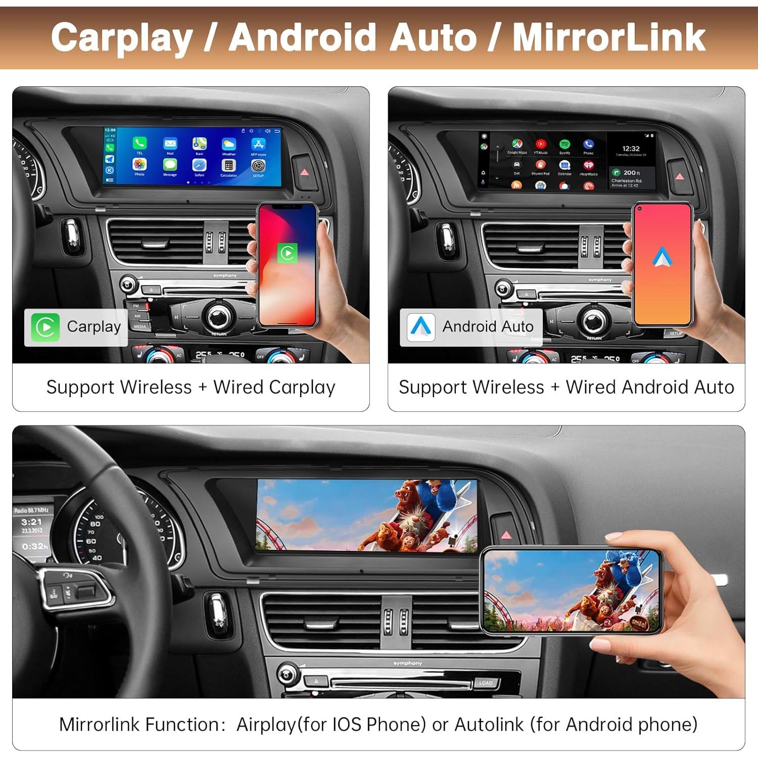 Receptor de Audio para Estéreo de Coche LOVEVEH A4 8.9" 2009-2015