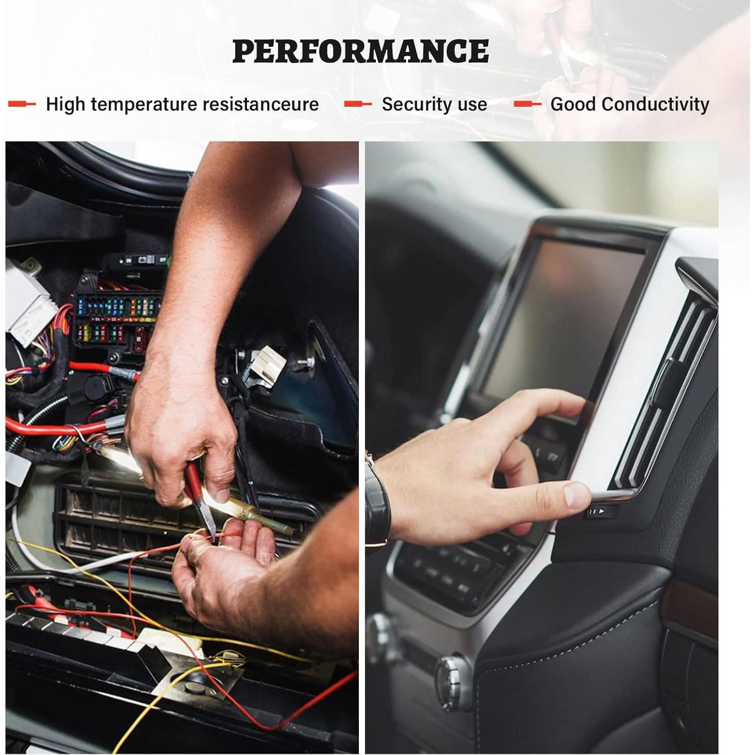 Conector de Cable de Reemplazo RED WOLF para Estéreo de Auto