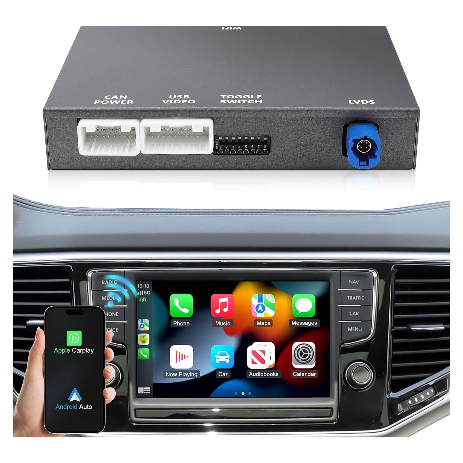 Kit Retrofit CarPlay Inalámbrico Liwogi para Audi 2014-2022