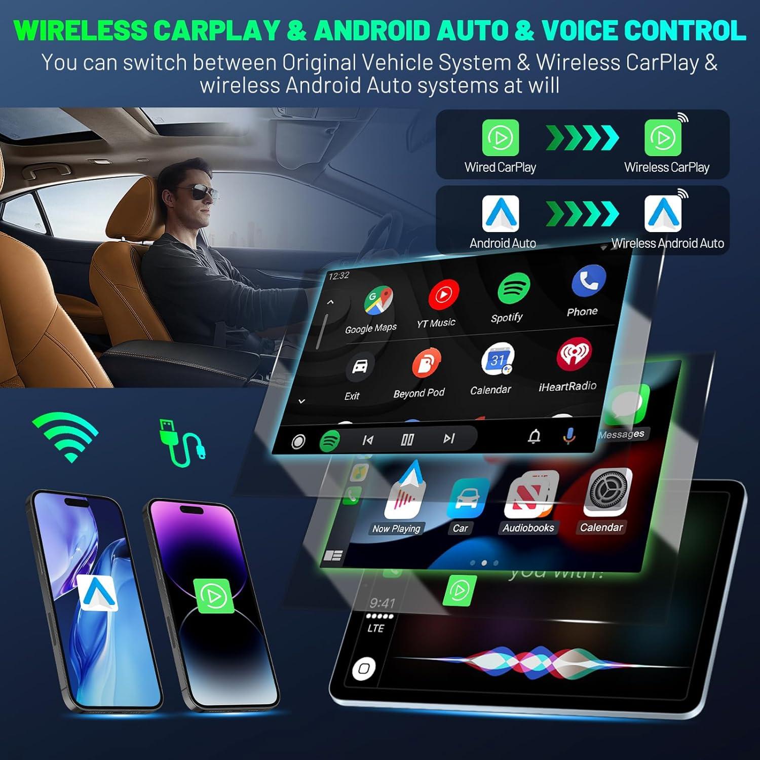 Kit Retrofit CarPlay Inalámbrico Liwogi para Audi 2014-2022