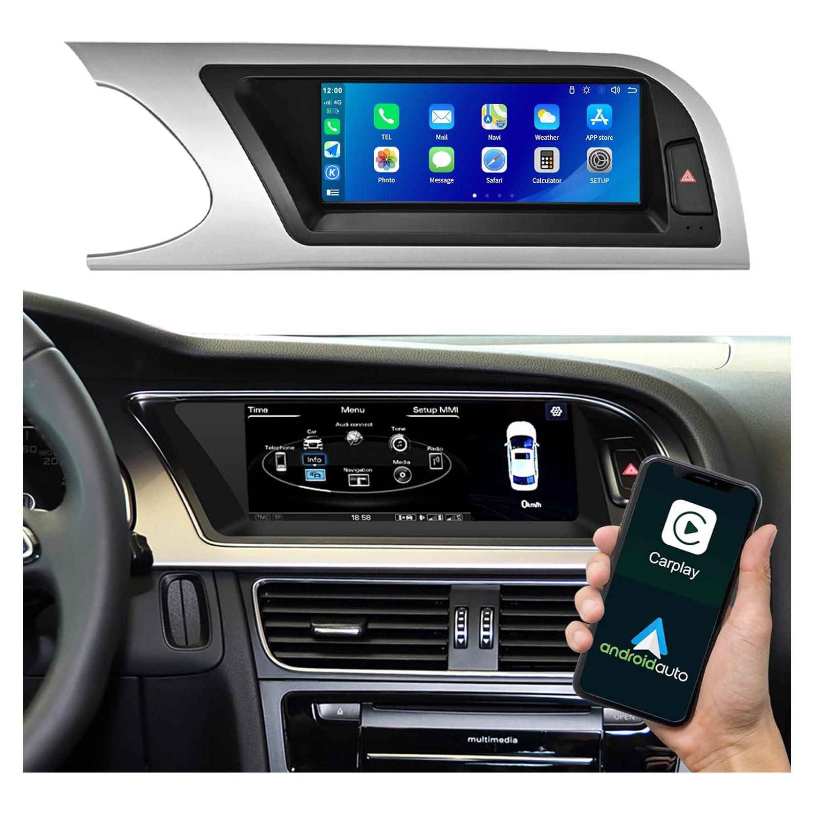 Pantalla Táctil Carplay 8.9" LOVEVEH para Audi A5 2009-2015
