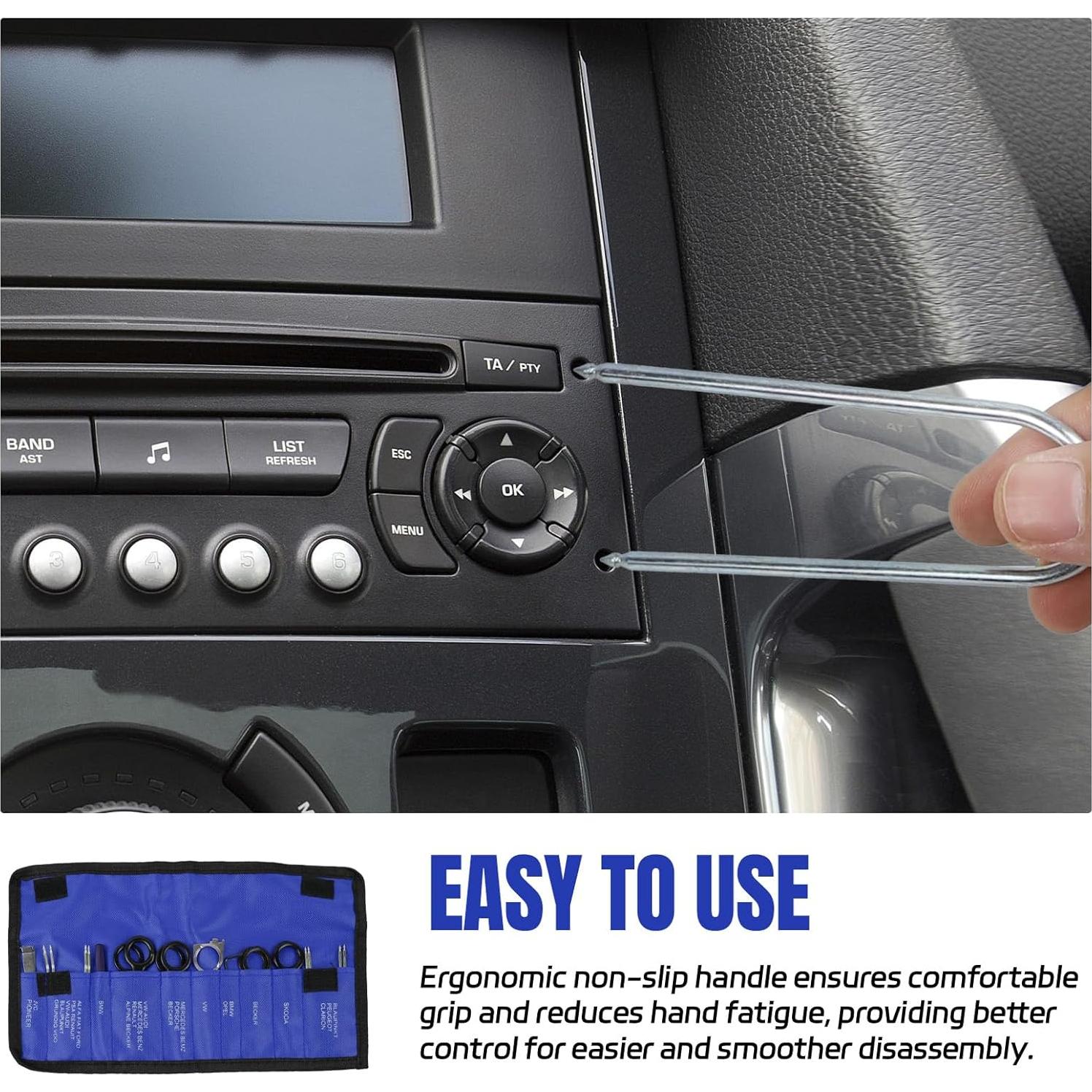 Kit de Herramientas de Eliminación de Radio Wogomz 20 Piezas