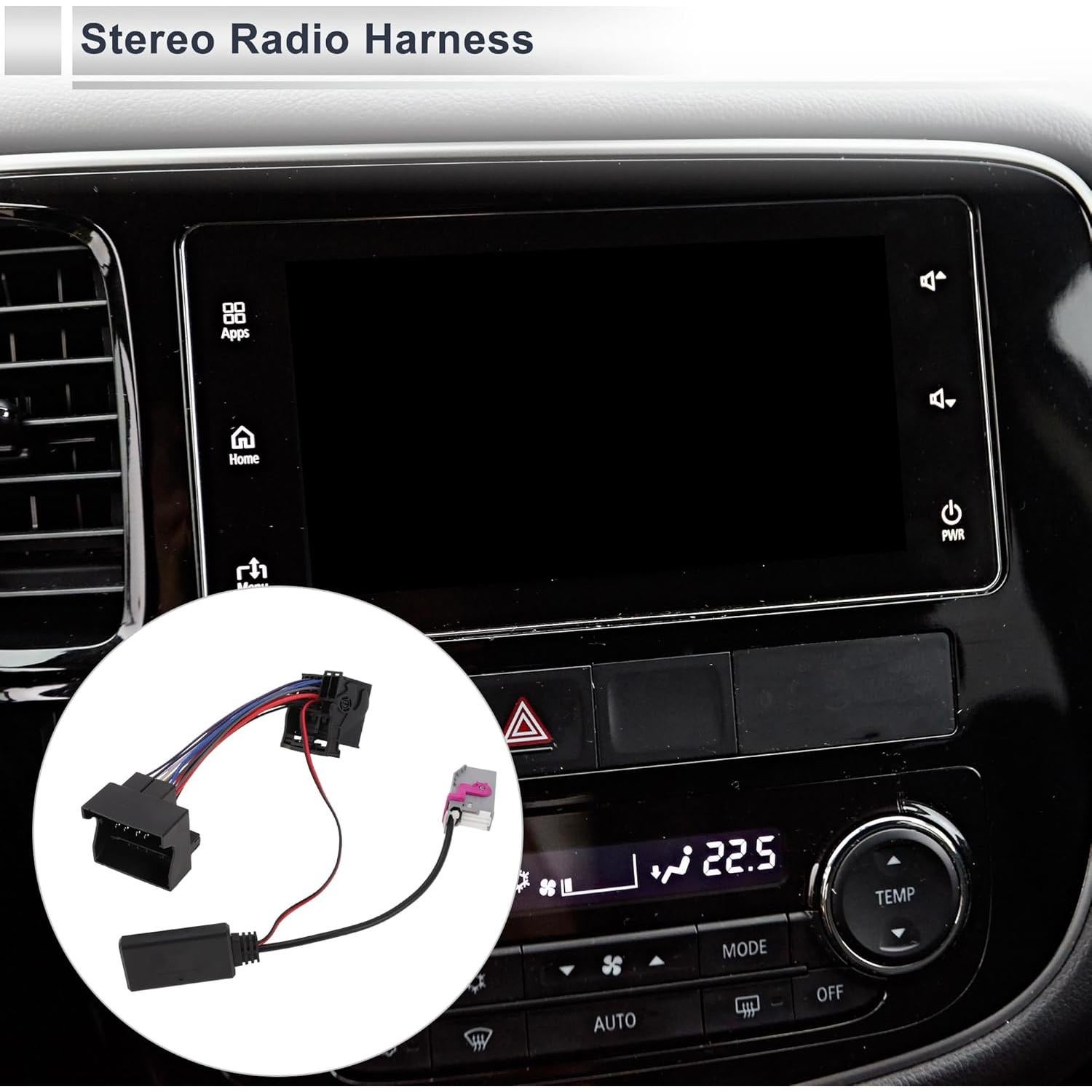 Arnés de Radio Estéreo RATCHROLL para Audi A3 A4 A6 A8 R8
