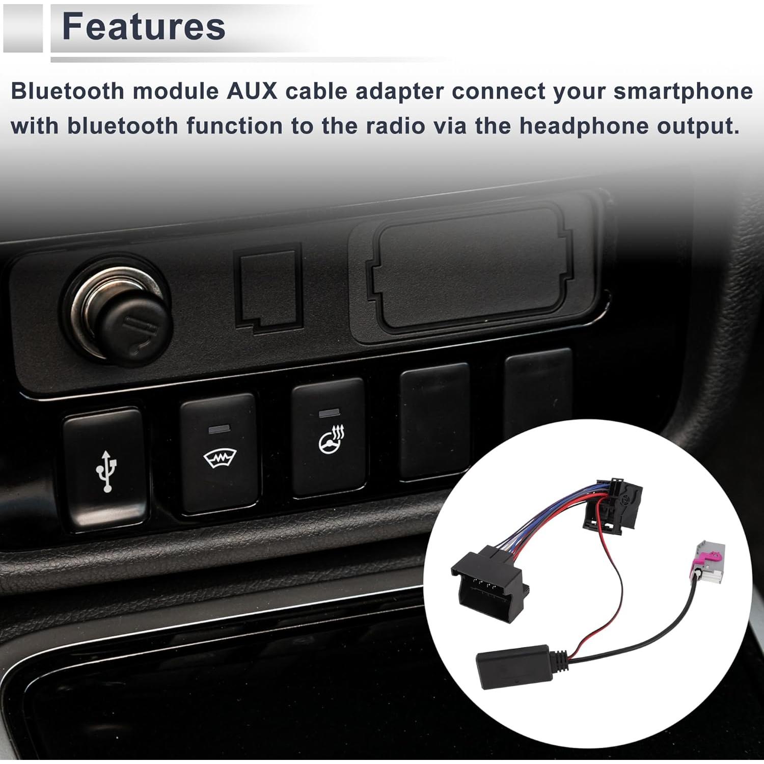 Arnés de Radio Estéreo RATCHROLL para Audi A3 A4 A6 A8 R8