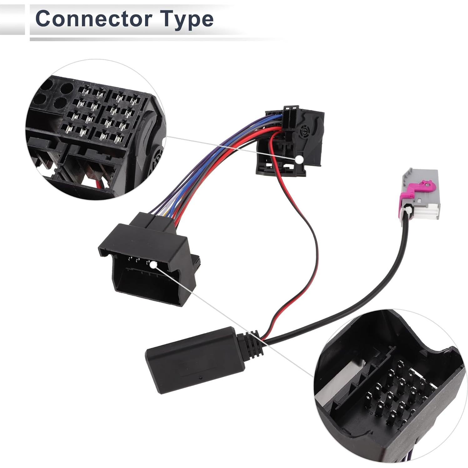 Arnés de Radio Estéreo RATCHROLL para Audi A3 A4 A6 A8 R8