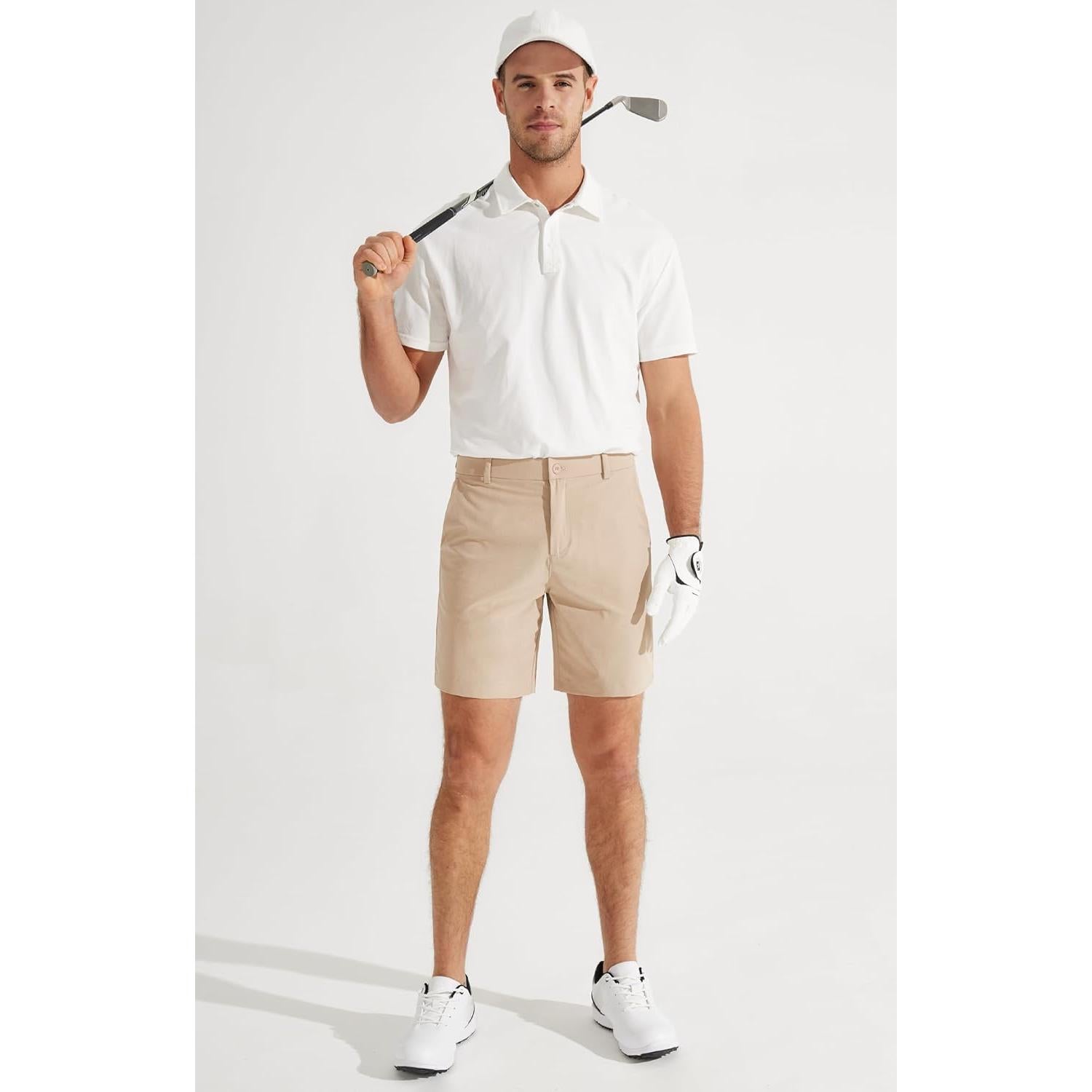 Pantalones Cortos de Golf Libin Hombre 17.78 cm Ligeros Secado Rápido