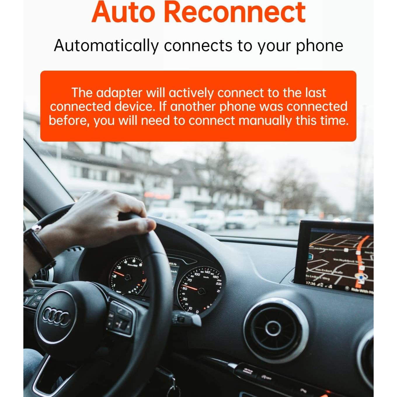 Adaptador Bluetooth 5.0 GITANK para Audi MMI 3G y VW MDI