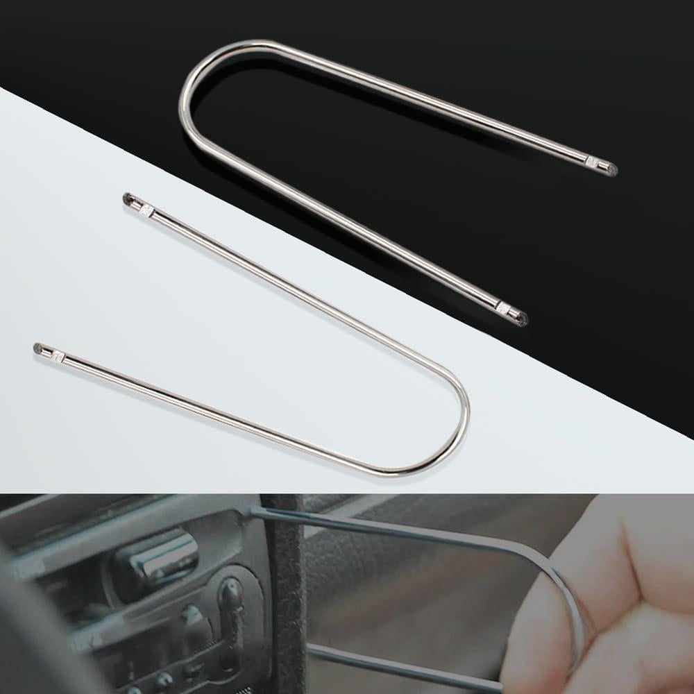 Kit de Herramientas para Retirar Radio de Coche Lecctso 4 Piezas