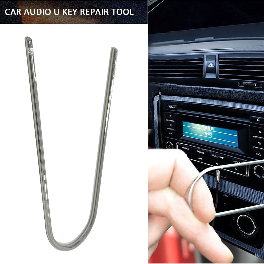 Kit de Herramientas para Retirar Radio de Coche Lecctso 4 Piezas