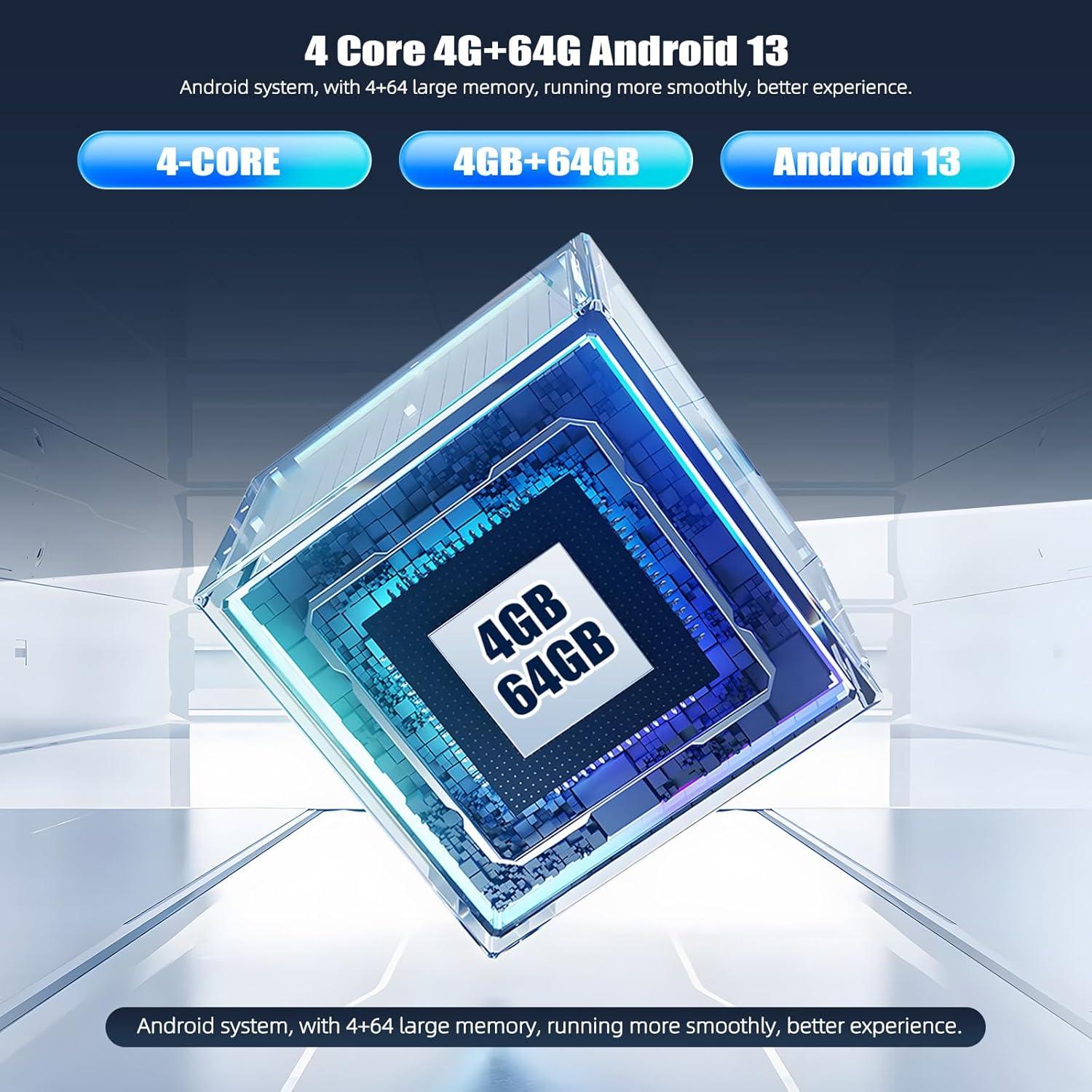 Estéreo de coche OiLiehu Android 13 para Ford Fiesta 2009-2014