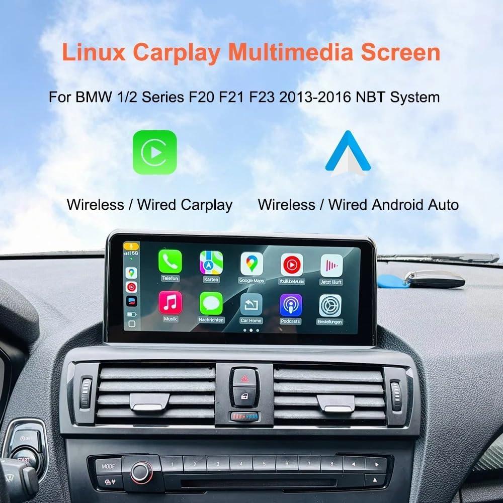 Pantalla Multimedia 10.25" Bonroad para BMW F20 F21 F23 NBT