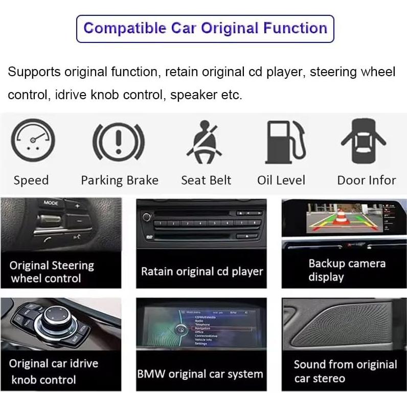 Pantalla Multimedia 10.25" Bonroad para BMW F20 F21 F23 NBT