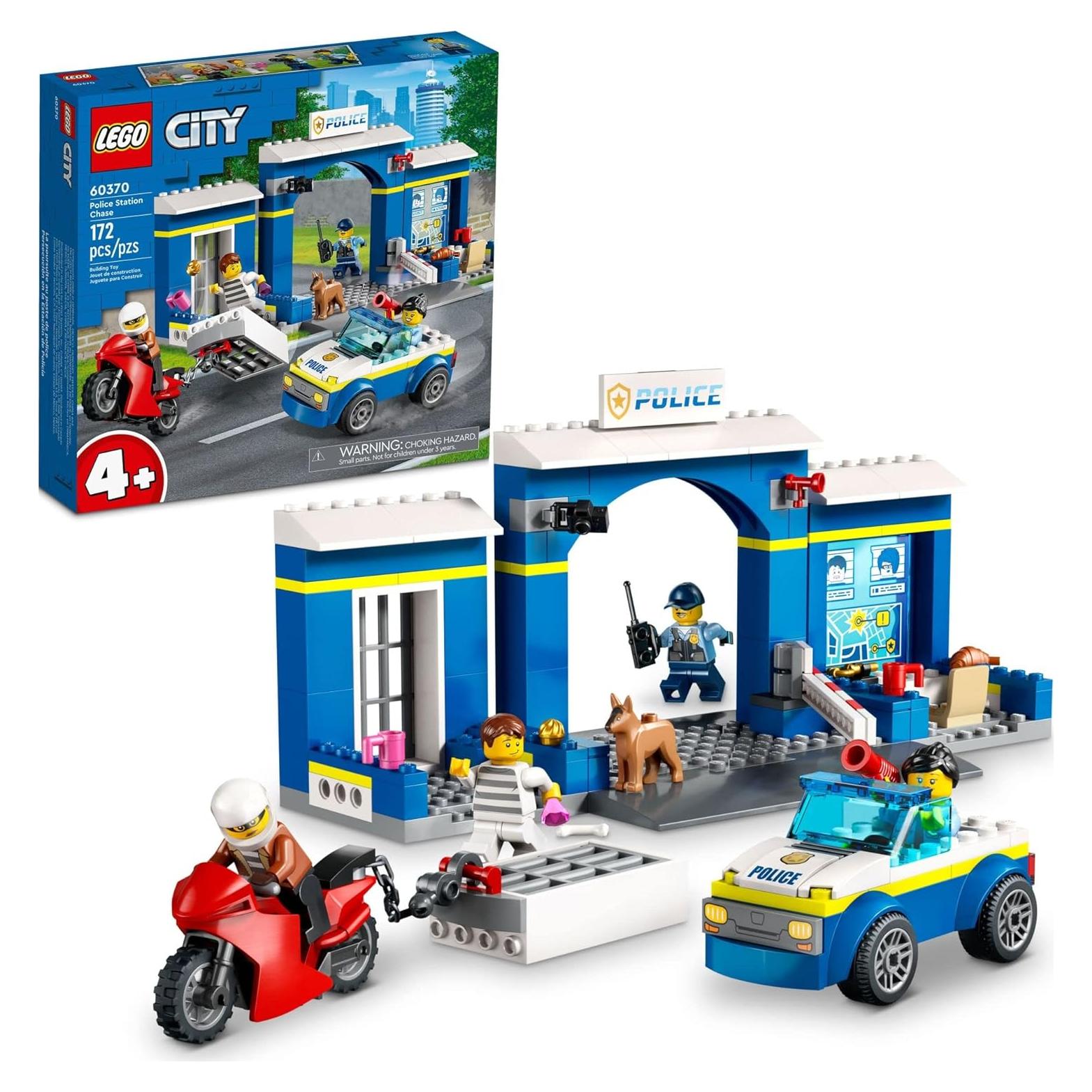 LEGO Ciudad Estación de Policía Persecución 60370, 172 Piezas