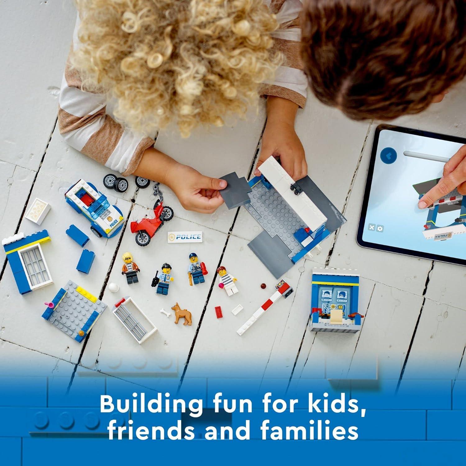 LEGO Ciudad Estación de Policía Persecución 60370, 172 Piezas