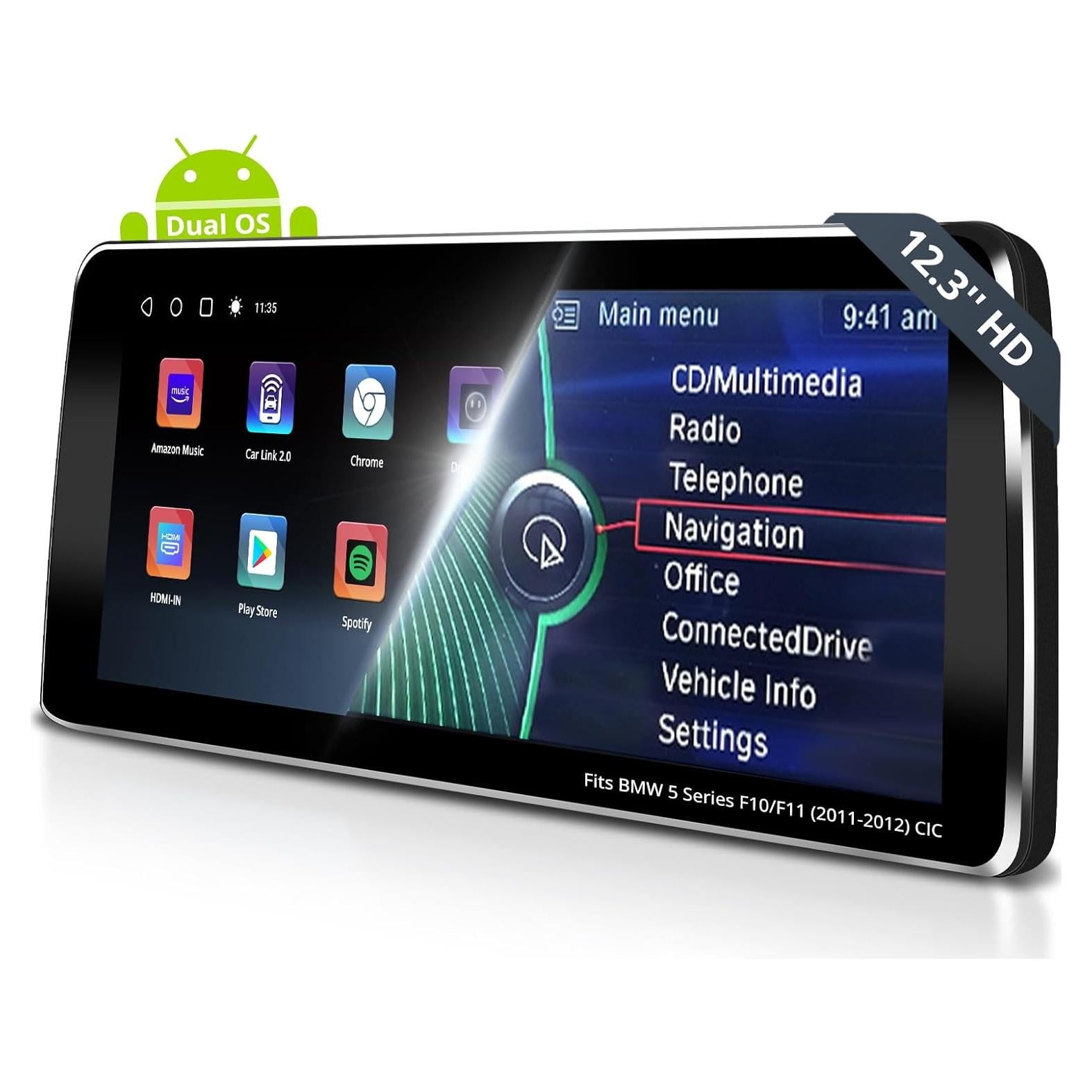 ATOTO Unidad Principal Android 12.3" para BMW F10 F11 2011-2012