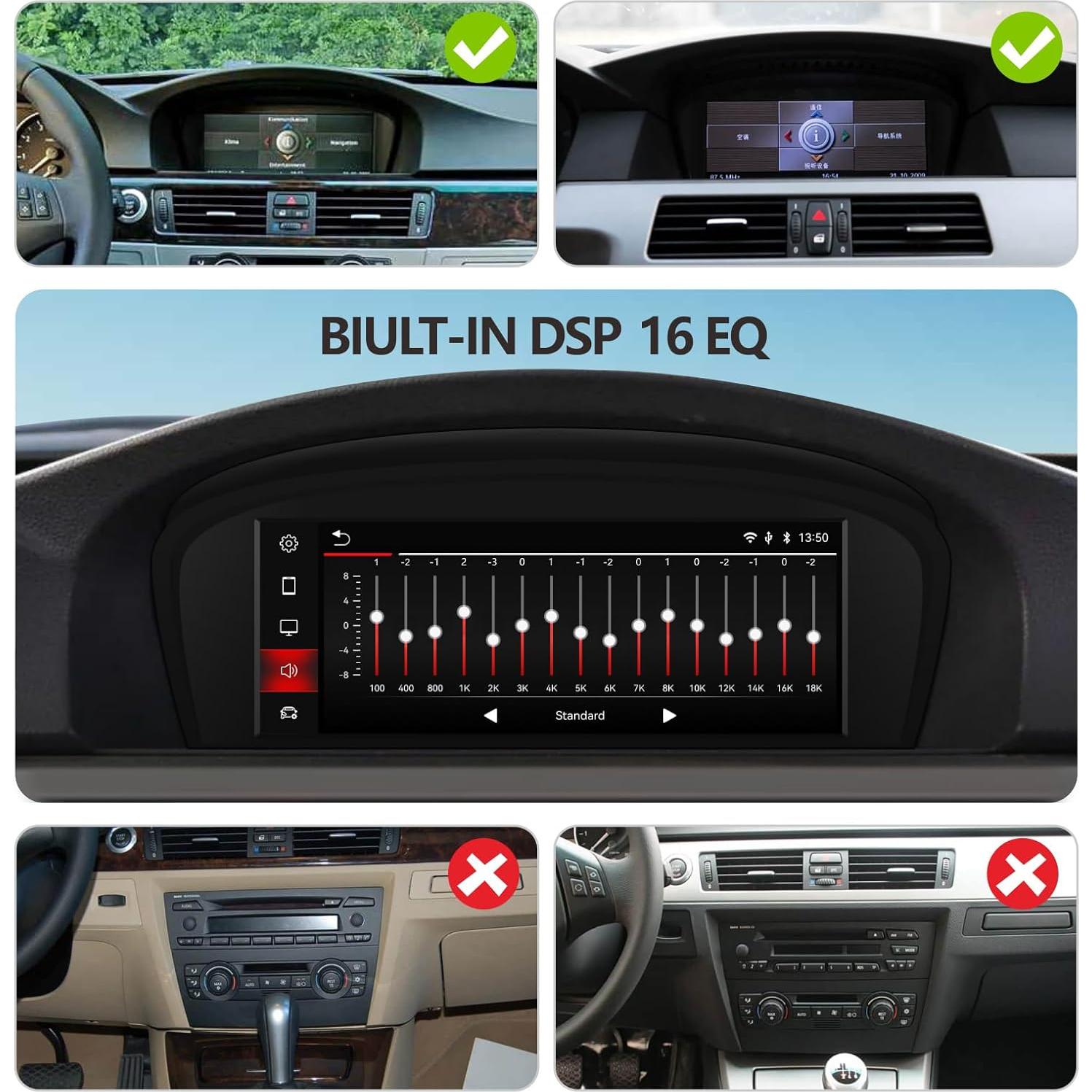 Estéreo de Coche MAVYULQEF CCC iDrive para BMW 2005-2008