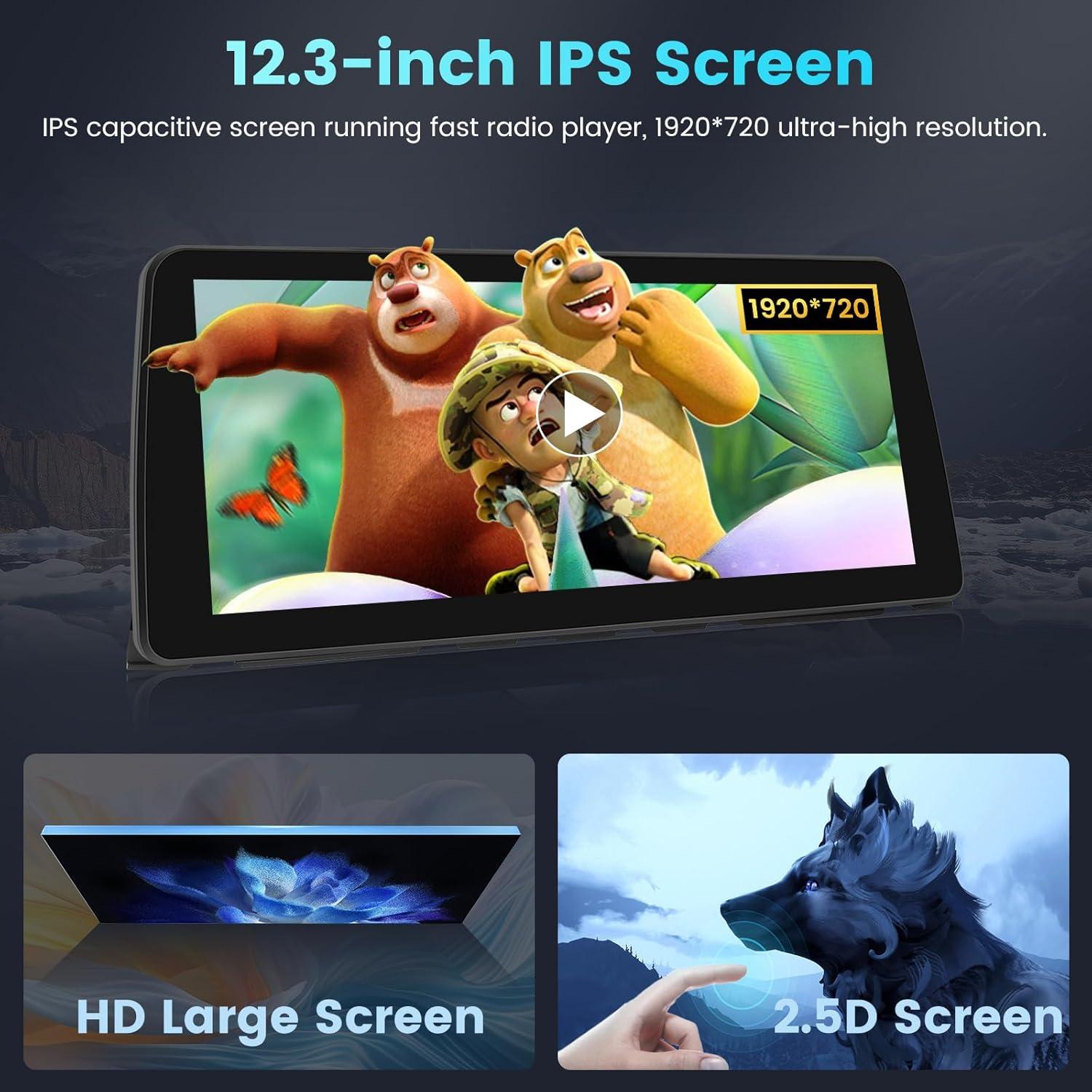 Estéreo de Coche Android EKAT 12.3" para BMW Serie 7 NBT