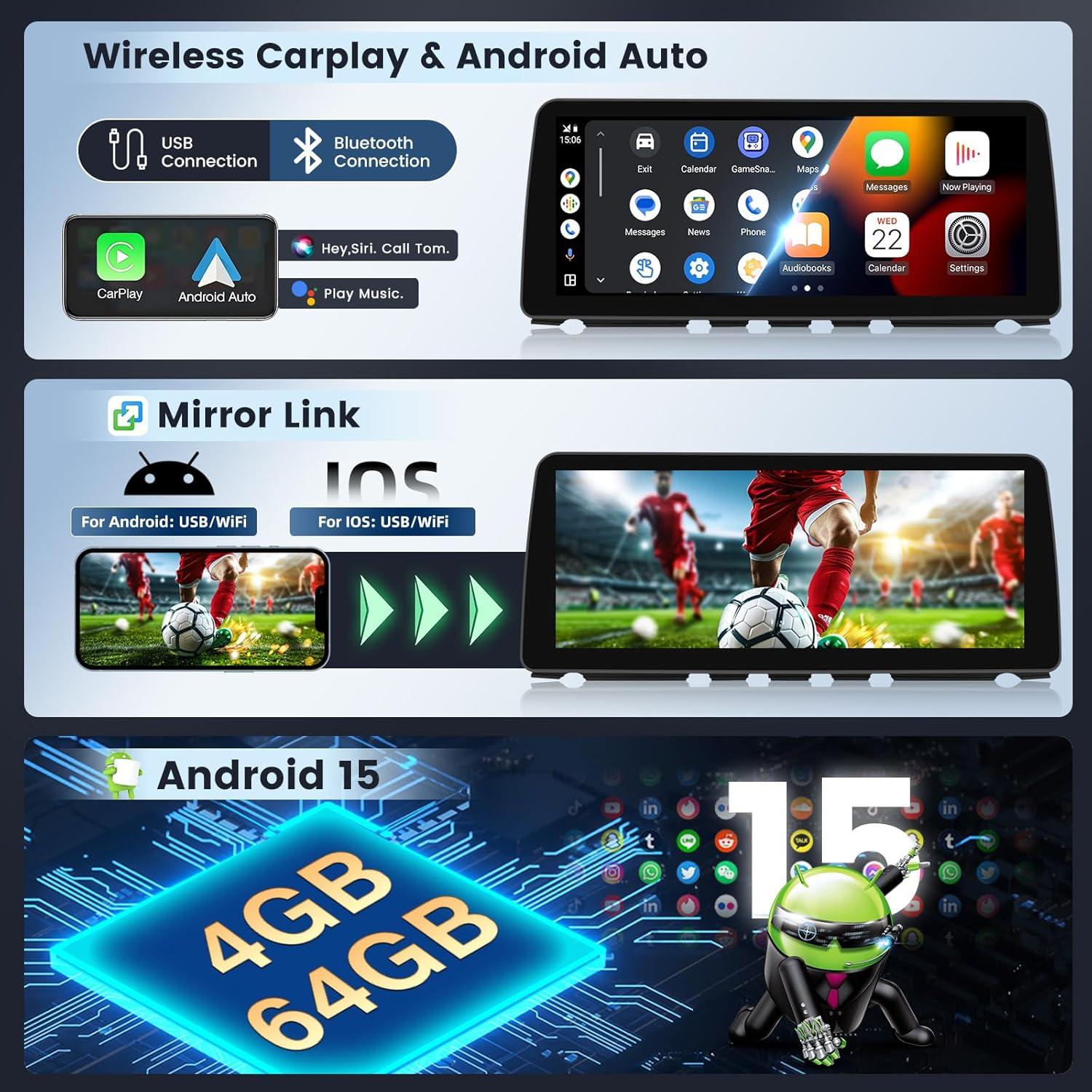 Estéreo de Coche Android EKAT 12.3" para BMW Serie 7 NBT