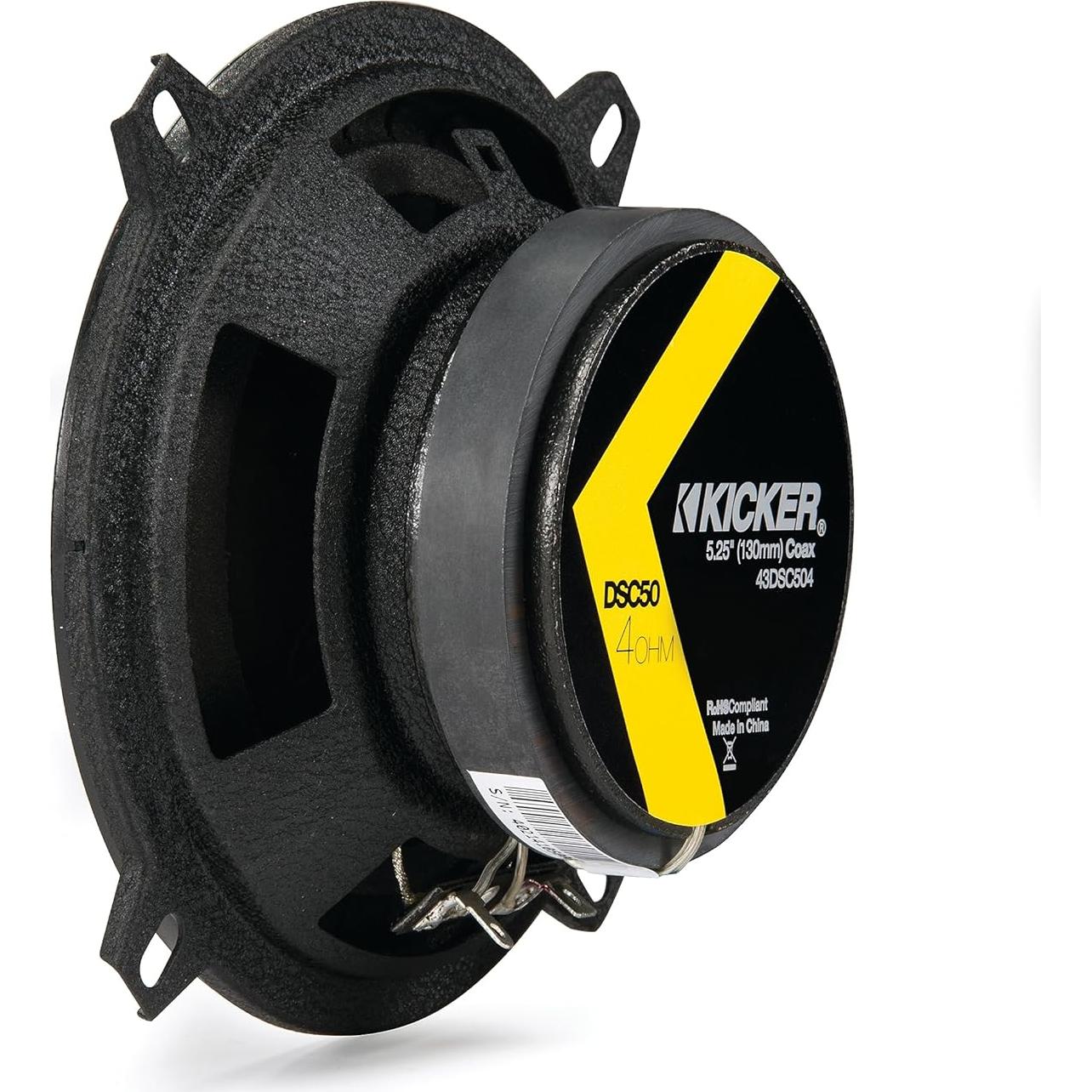 Altavoz Coaxial KICKER 43DSC504 5.25" 200W 4 Ohm