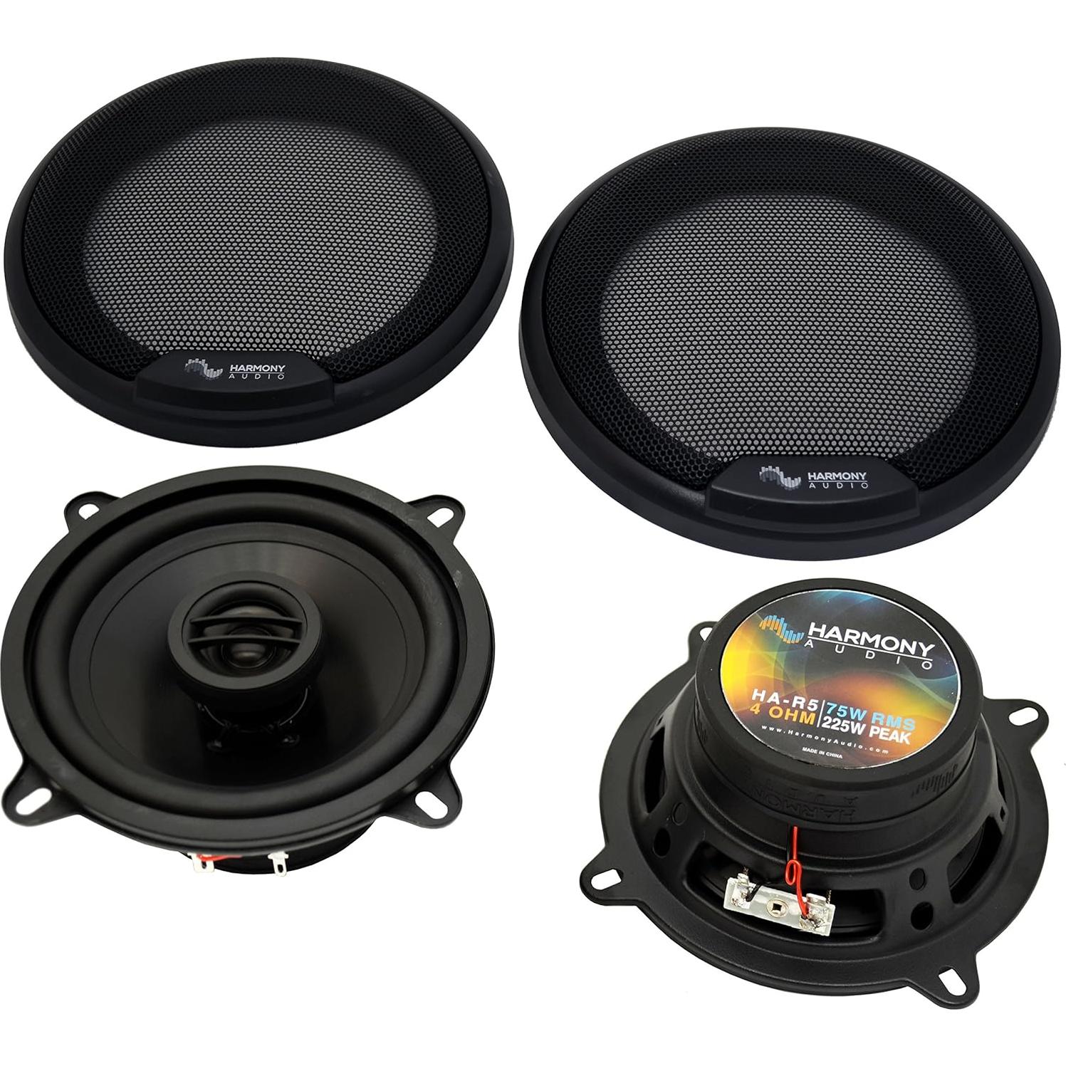 Harmony Audio HA-65 Estéreo de Coche 300W + Altavoces 5.25" 225W
