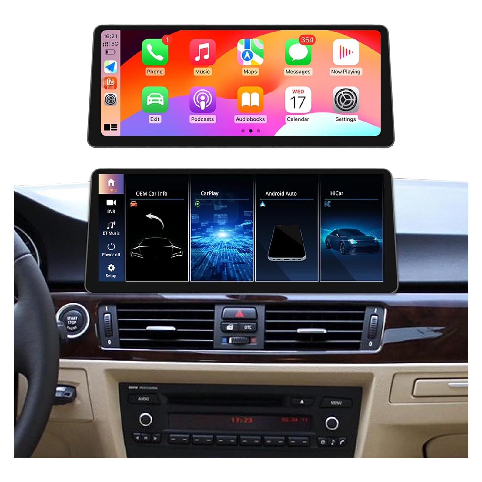 Radio Android Auto Uckazy 12.3" para BMW 3 Series E90 E91