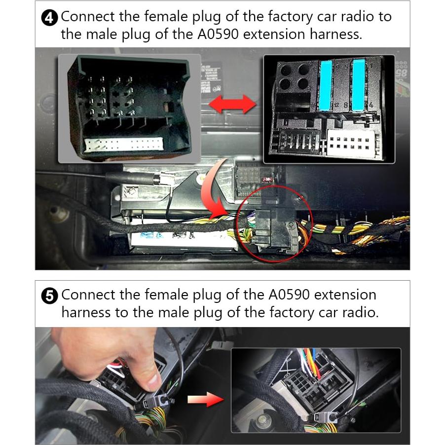 Cable de Extensión Eonon 5.5m para Estéreo BMW E46/E39