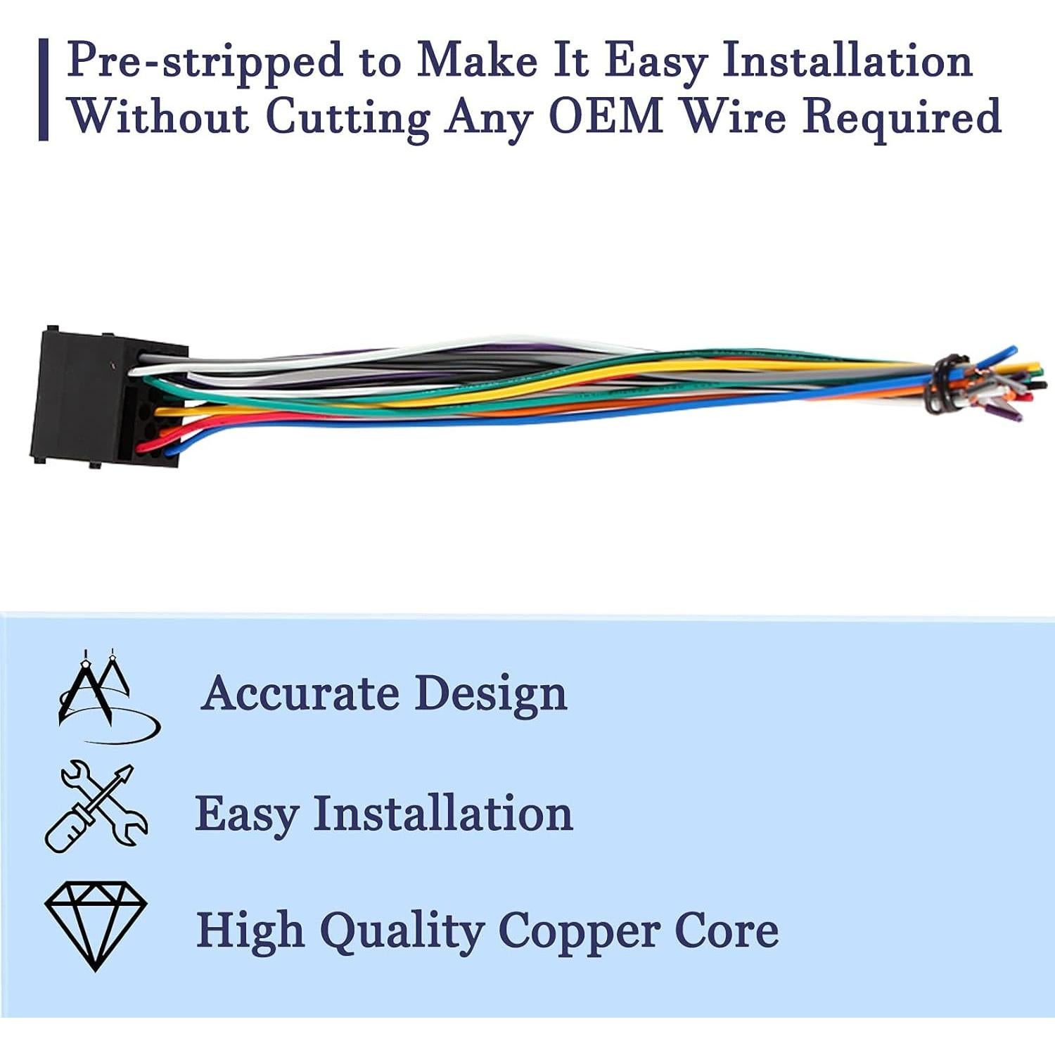Arnés de Cable de Radio Estéreo Red Wolf para BMW 1988-2002