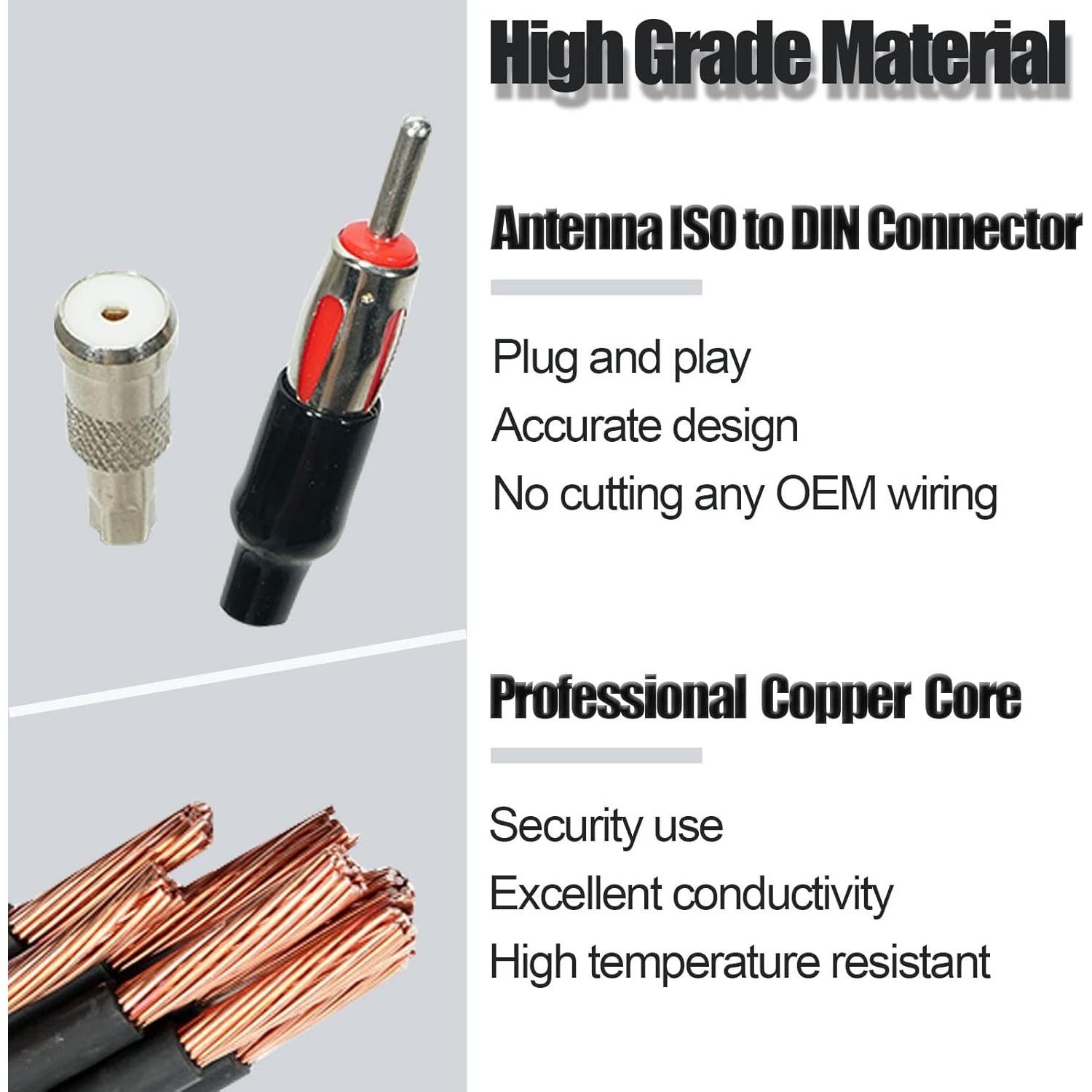 Arnés de Cable de Radio Estéreo Red Wolf para BMW 1988-2002