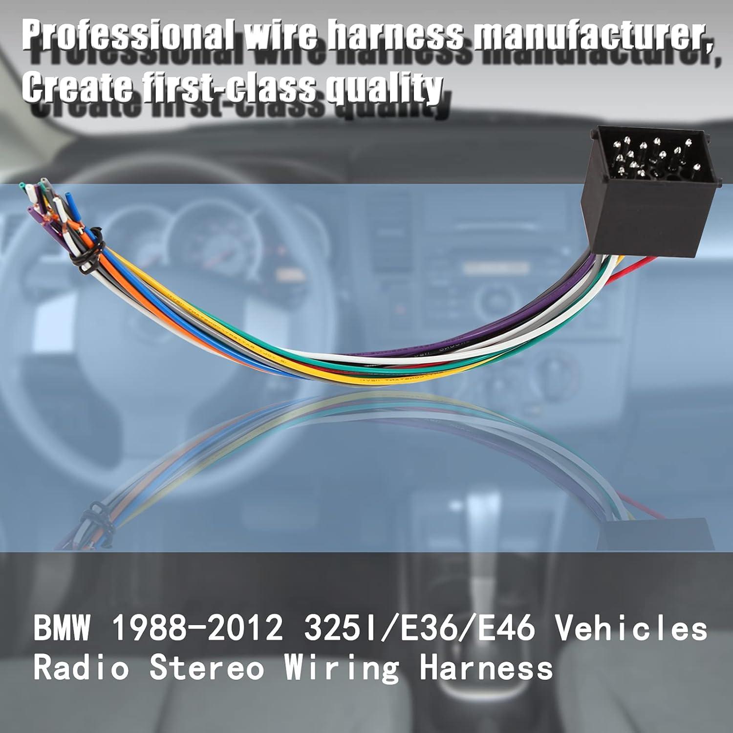 Arnés de Cable de Radio Estéreo Red Wolf para BMW 1988-2002