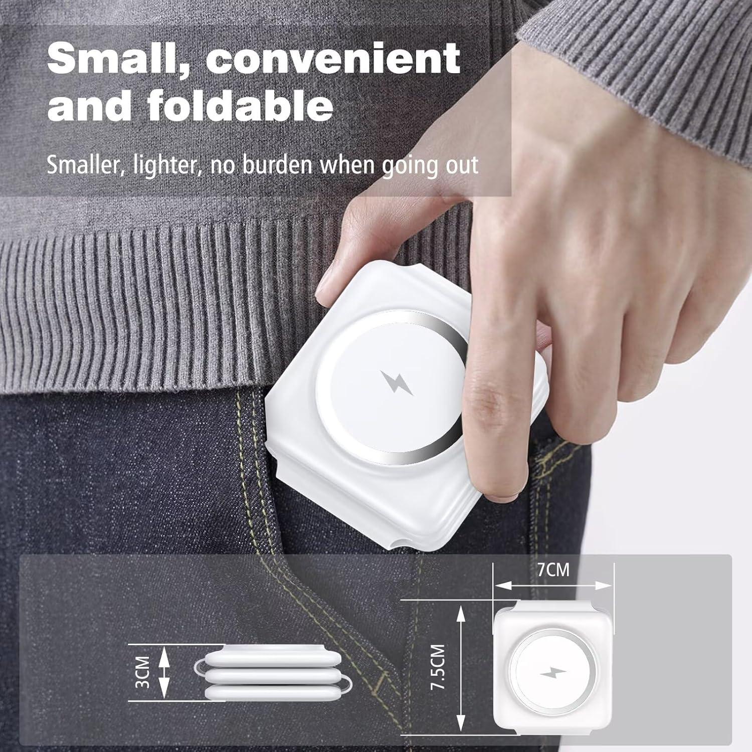 Estación de Carga Inalámbrica 3 en 1 Iseyyox para Apple