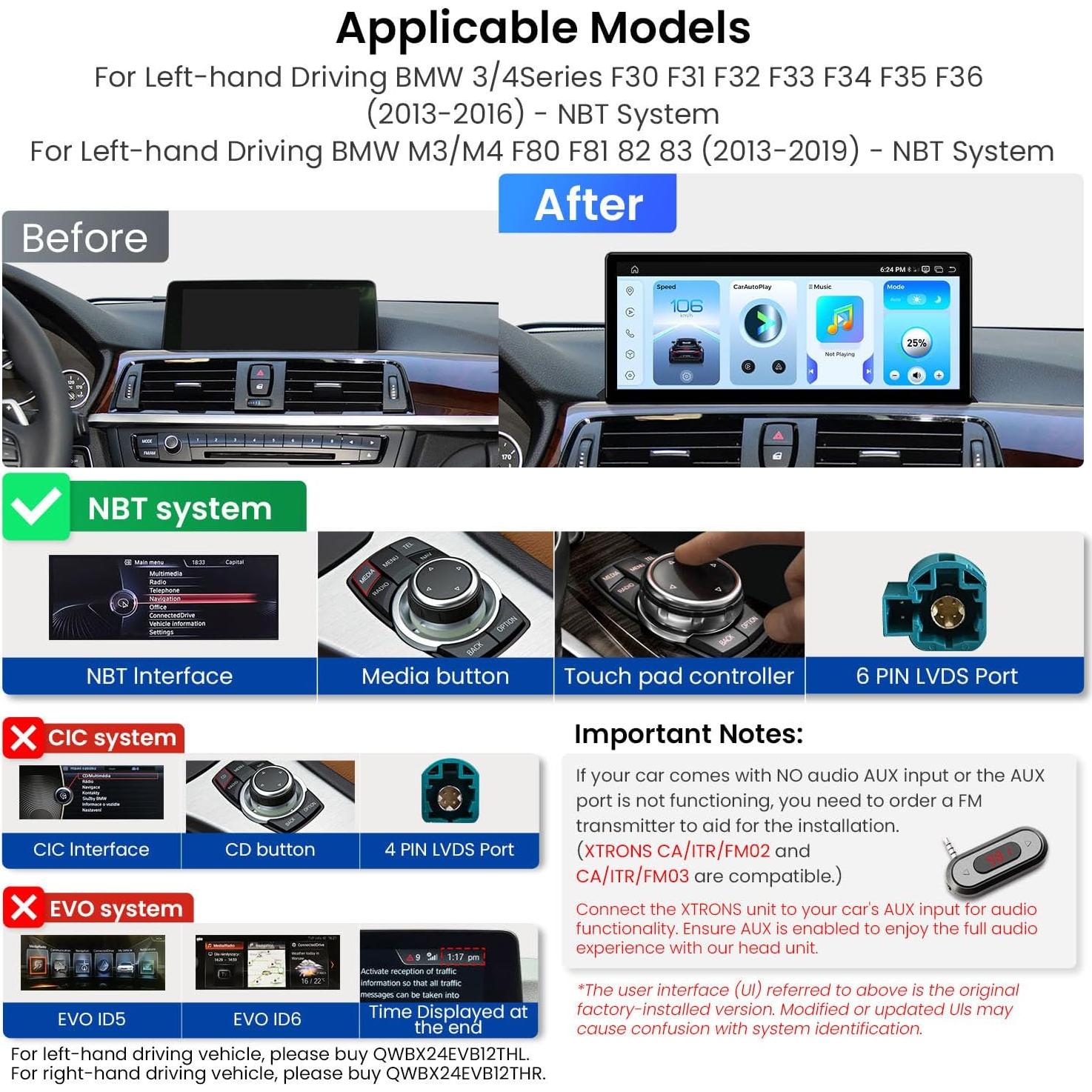 Estéreo de Coche XTRONS Qualcomm 685 12.3" 2K GPS CarPlay