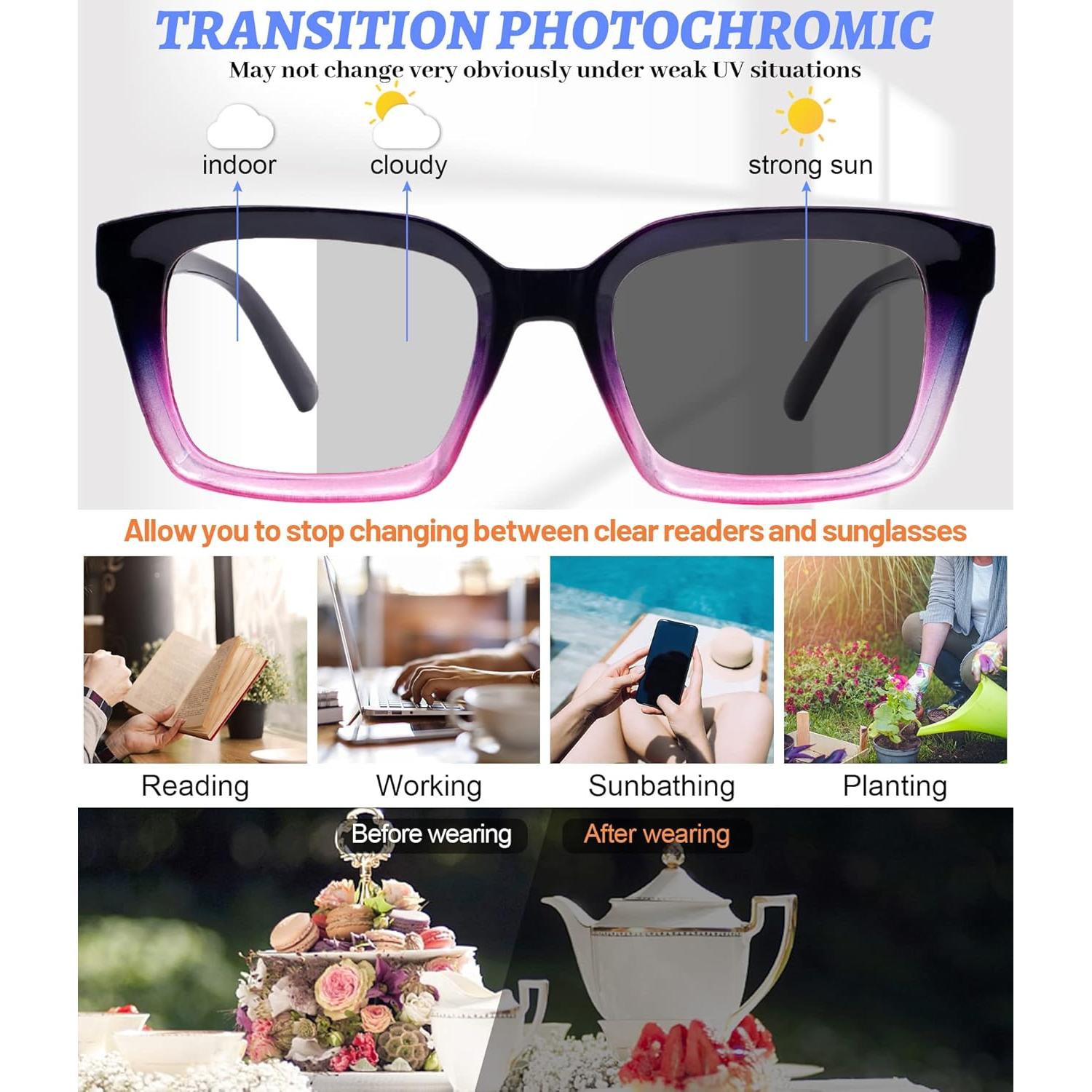 Gafas de Lectura Fotoquímicas MARE AZZURO 2.0 UV400