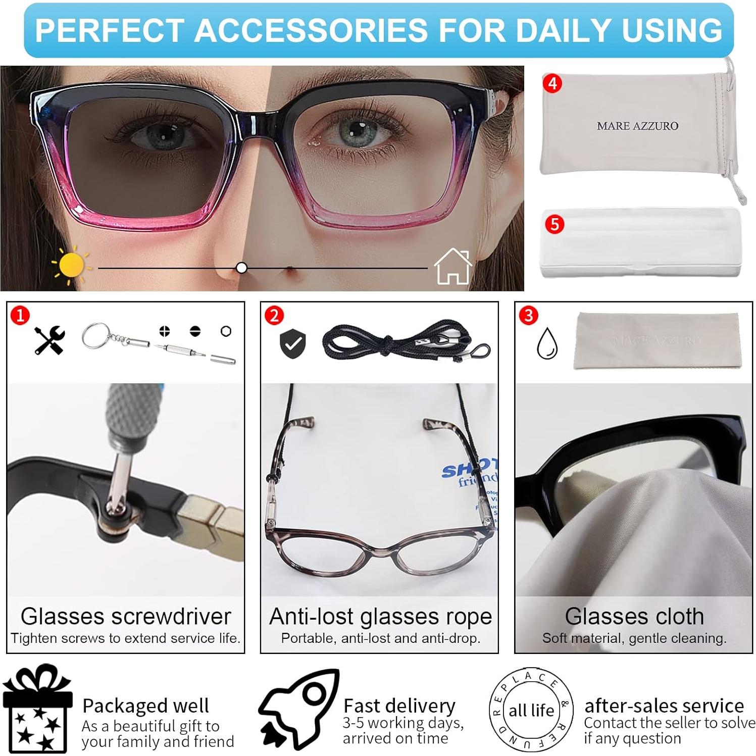 Gafas de Lectura Fotoquímicas MARE AZZURO 2.0 UV400