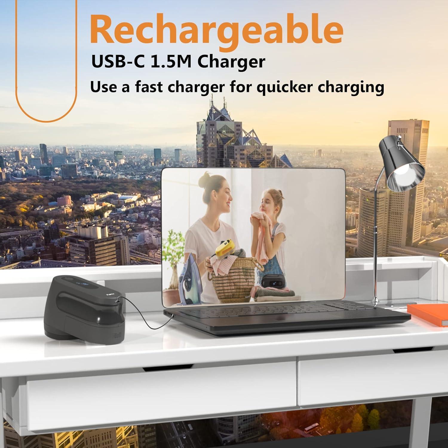 Afeitadora de Tela Pionix FB1618 Recargable 2000mAh Negro