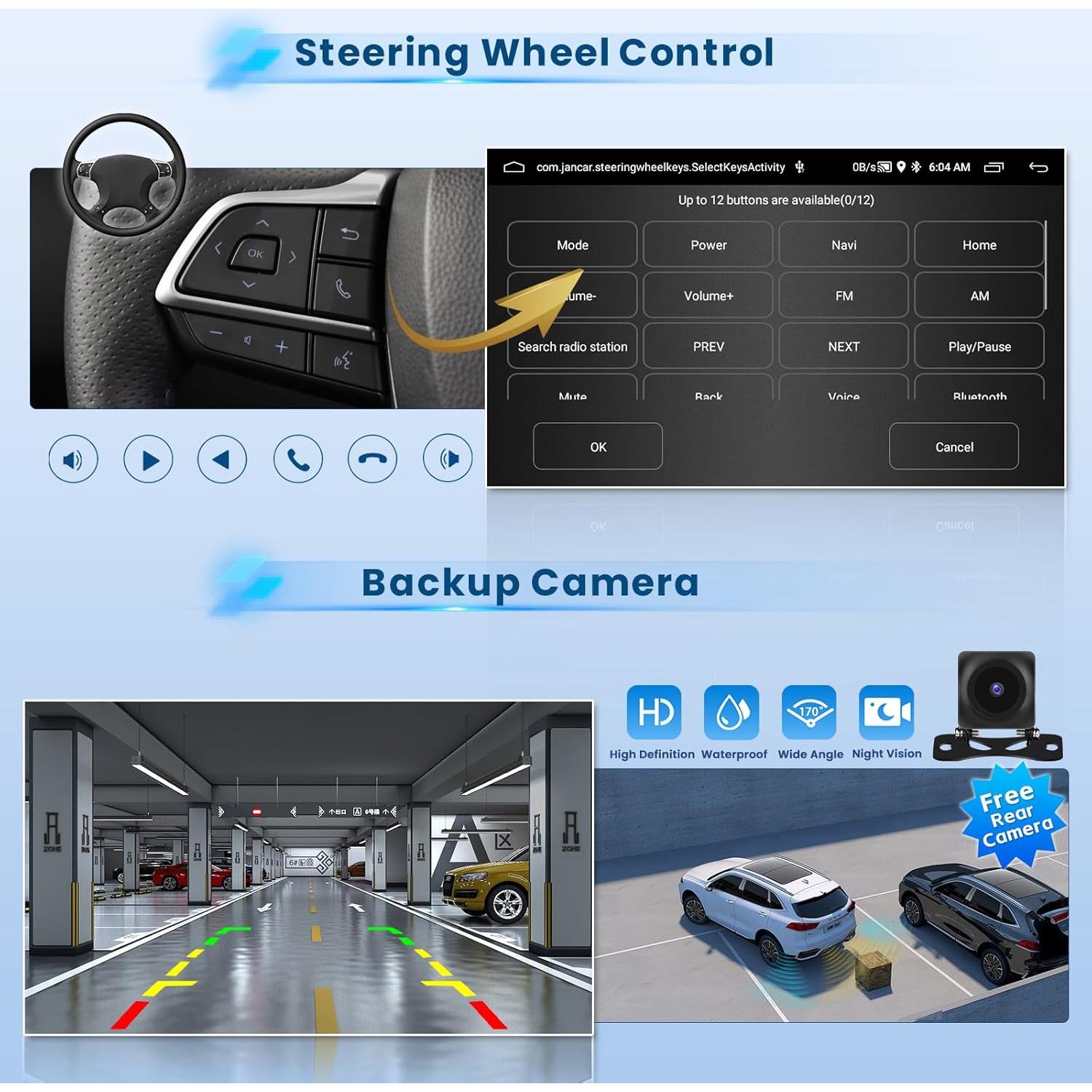 Estéreo de Coche Android 2+64G Inefala para Ford F-150 2008-2014