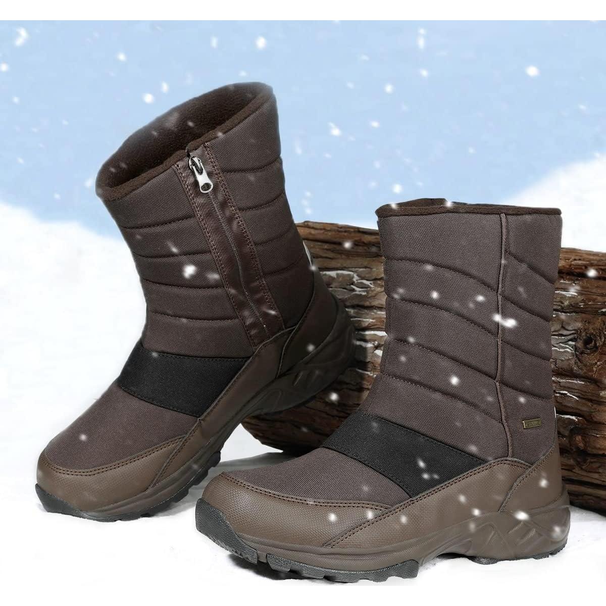 Botas de Nieve SILENTCARE para Hombre Impermeables 31.4x30.2cm