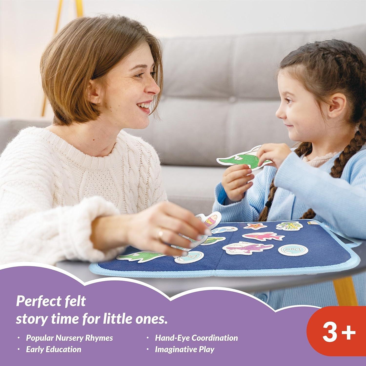 Tablero de Fieltro CHEFAN con Figuras Interactivas 30x22cm