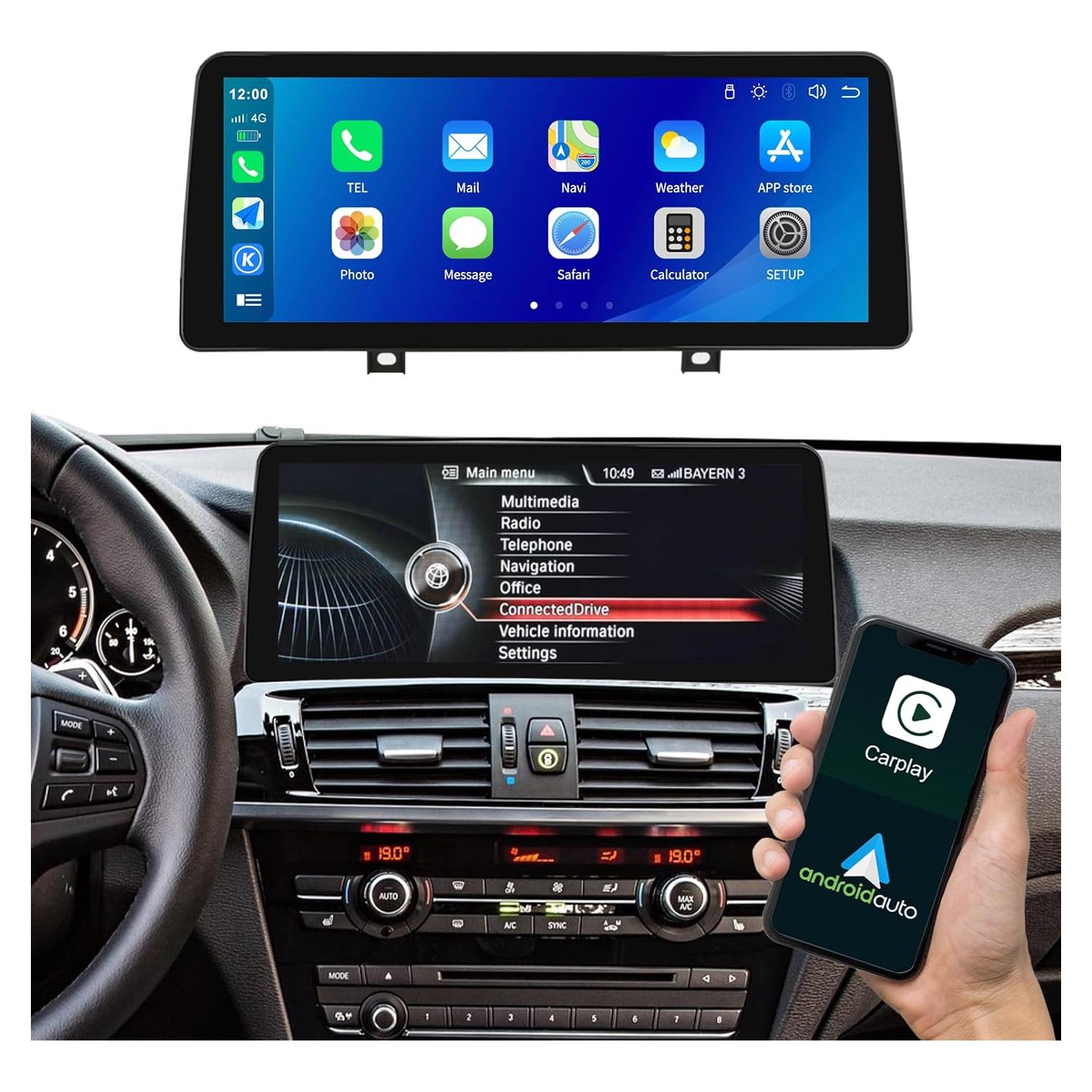 Pantalla Táctil 12.3" LOVEVEH para BMW X3 F25 X4 F26 2014-2016