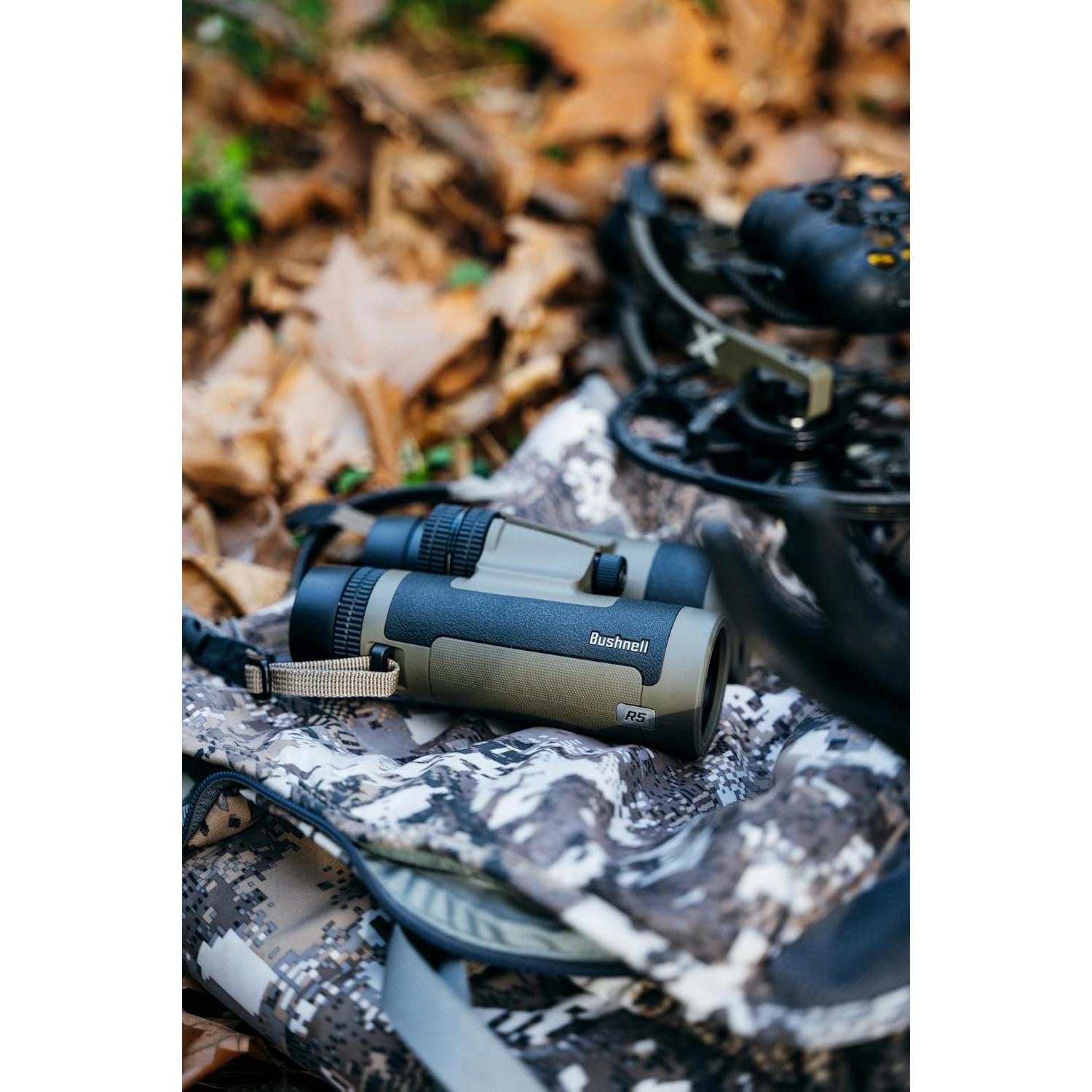 Binoculares Bushnell R5 12x50 con recubrimientos EXO Barrier