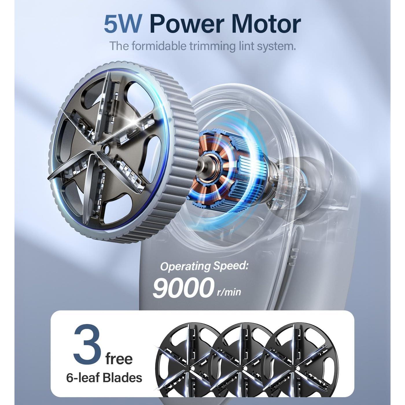 Afeitadora de tela Bymore SN2268, 6 cuchillas, 65 mm