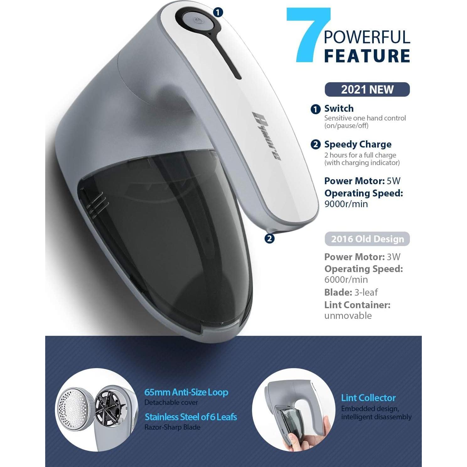 Afeitadora de tela Bymore SN2268, 6 cuchillas, 65 mm