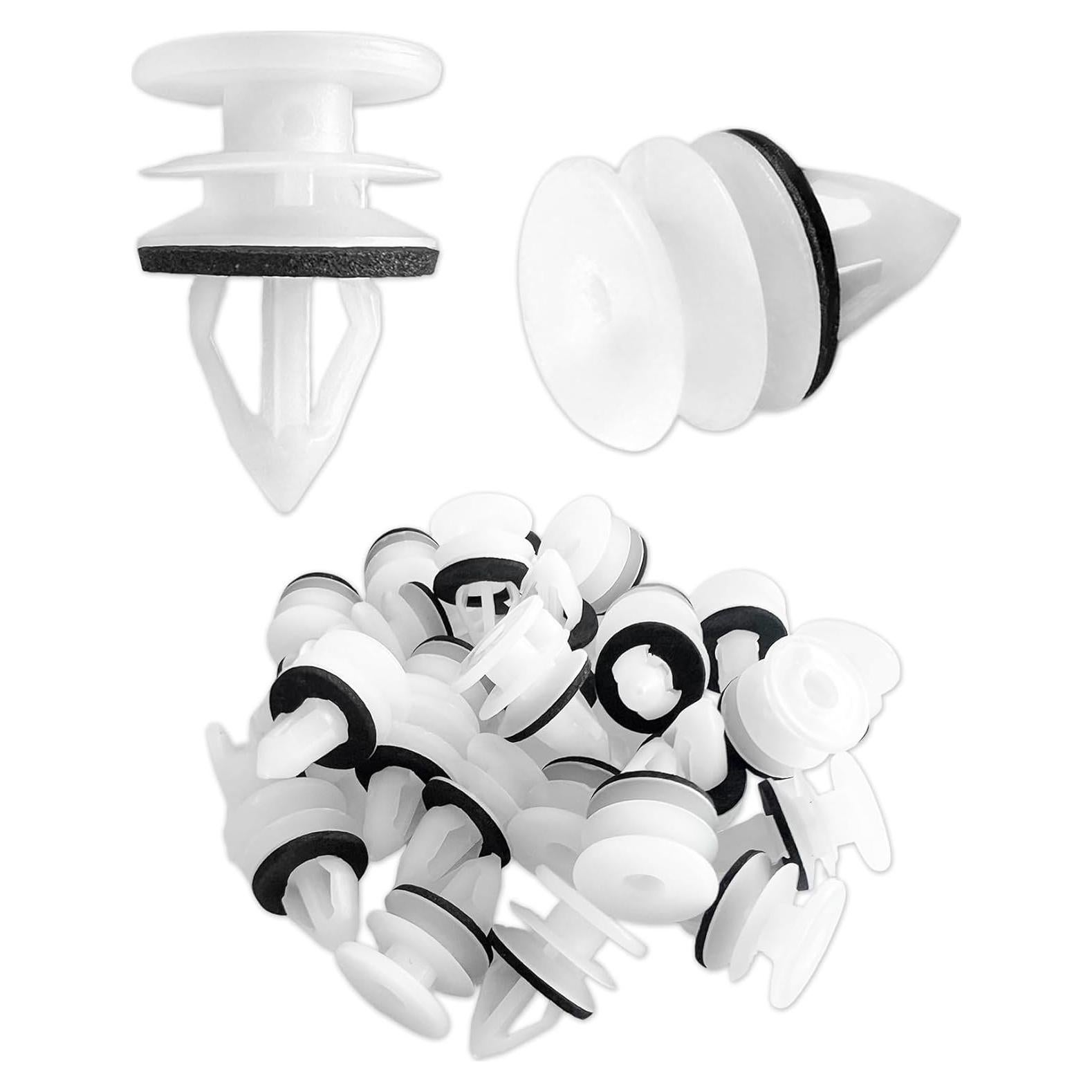 30 Clips de Retención de Panel de Puerta Nylon Lyxheth