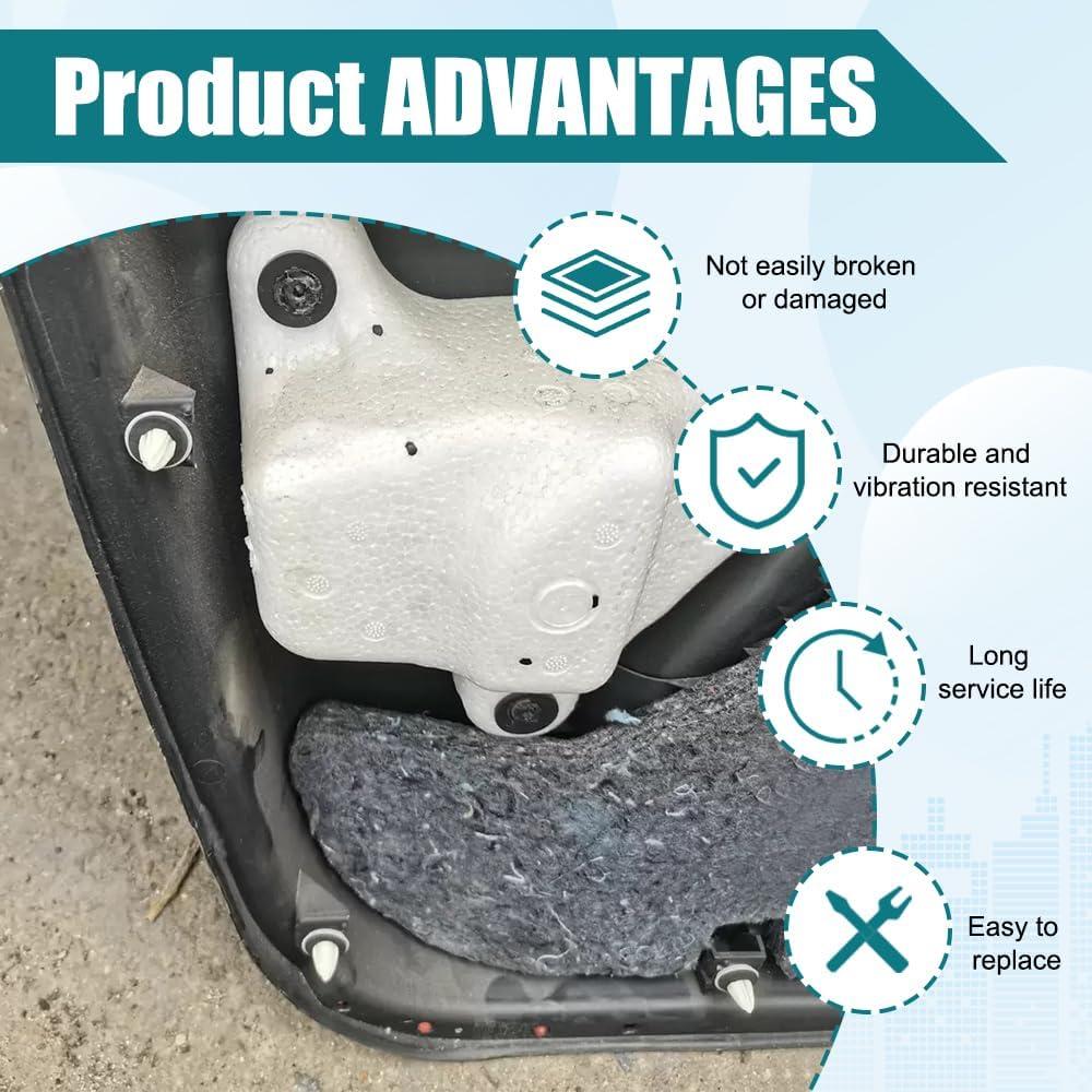 30 Clips de Retención de Panel de Puerta Nylon Lyxheth