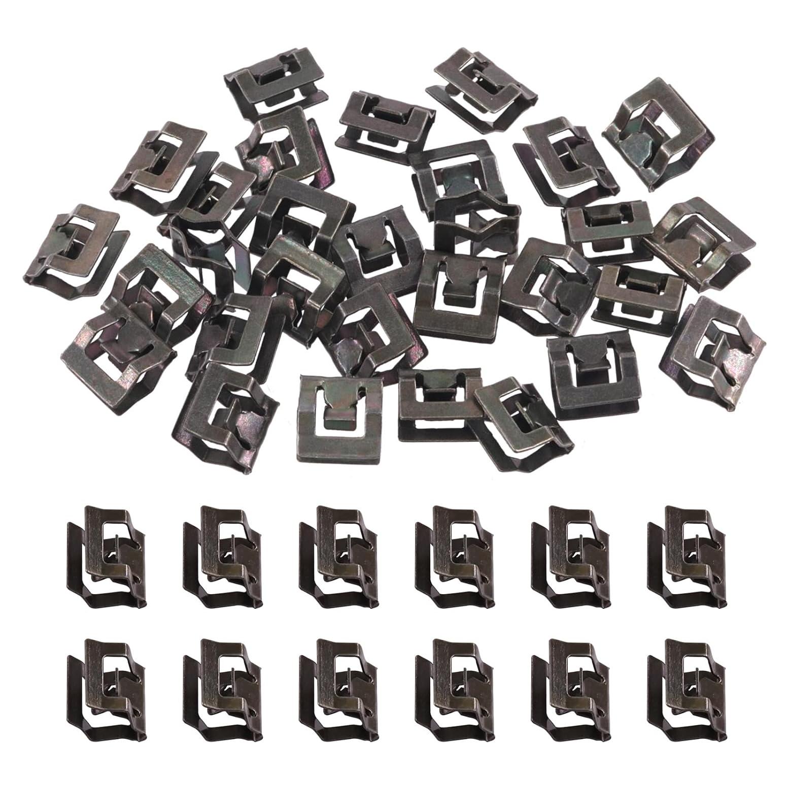 Kit 30 Clips U de Metal 10mm Swpeet para Panel de Auto